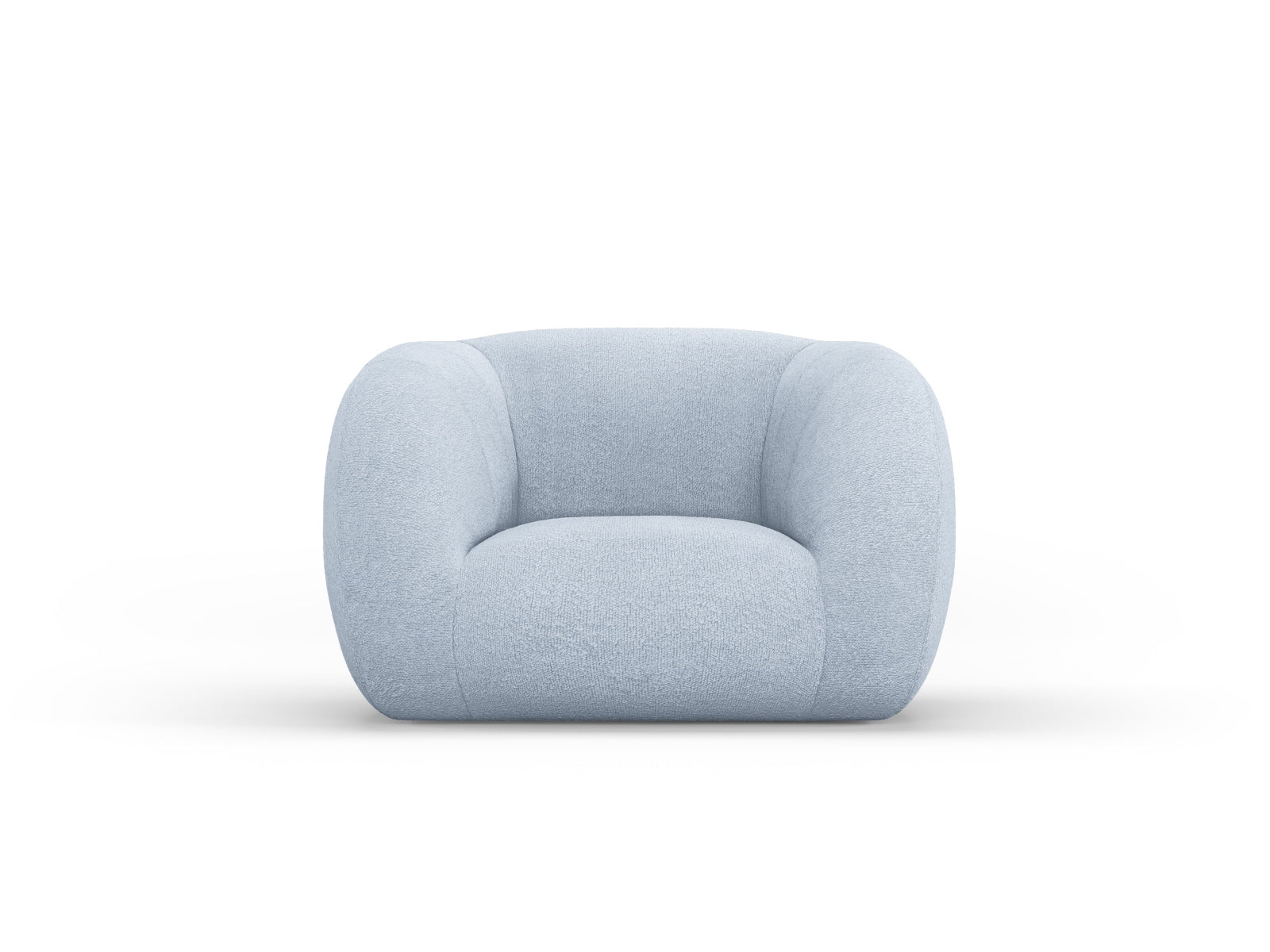 Essen Boucle Armchair 1 Sitzer in Light Blue-Baloo präsentiert im Onlineshop von KAQTU Design AG. Sessel ist von Cosmopolitan Design