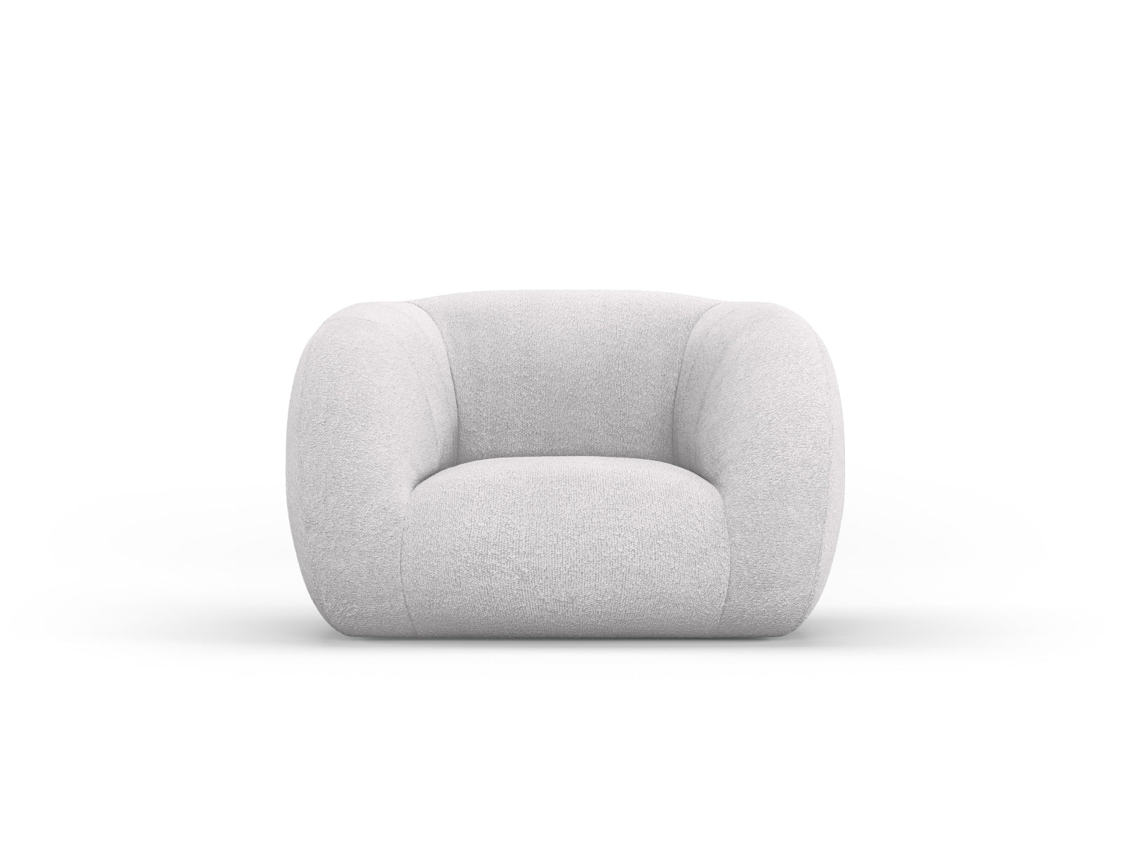 Essen Boucle Armchair 1 Sitzer in Light Grey-Baloo präsentiert im Onlineshop von KAQTU Design AG. Sessel ist von Cosmopolitan Design