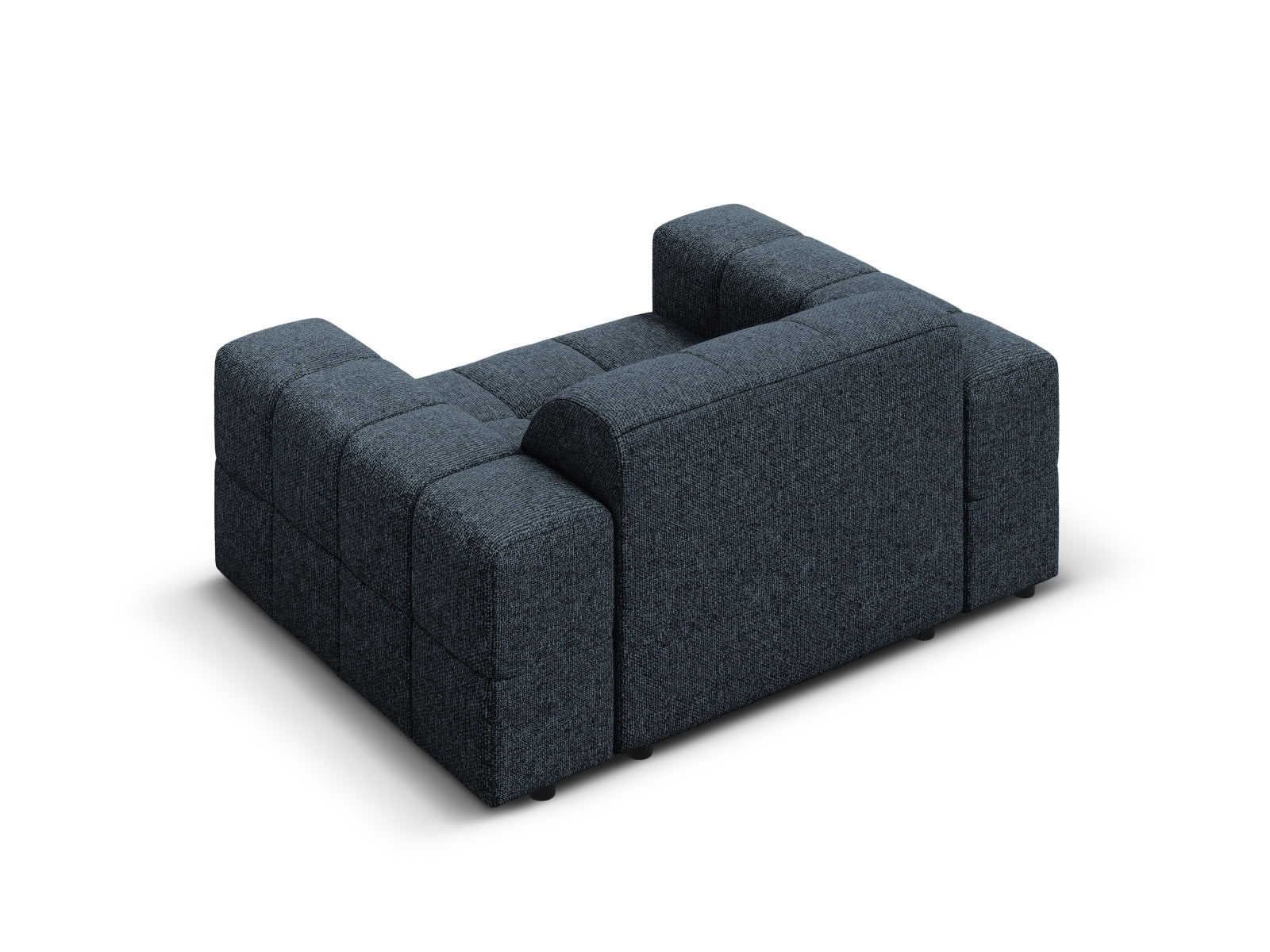 Stylischer 1-Sitzer Sessel Chicago in lebhaftem Royalblau, perfekt für zeitgemäße Einrichtungskonzepte von Cosmopolitan Design.