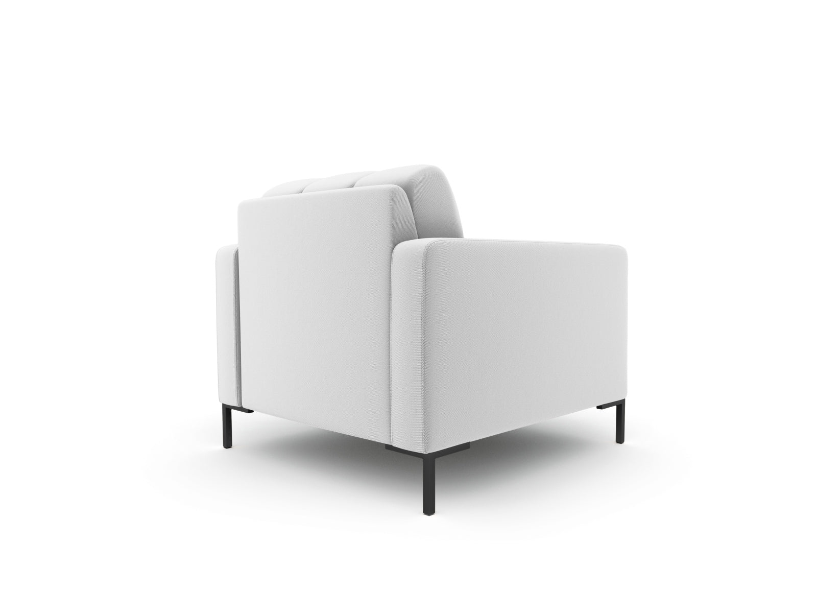 Eleganter 1-Sitzer Sessel Bali in sanftem Light Grey-Neve, ideal für entspannte Momente und geschmackvolle Wohnräume.