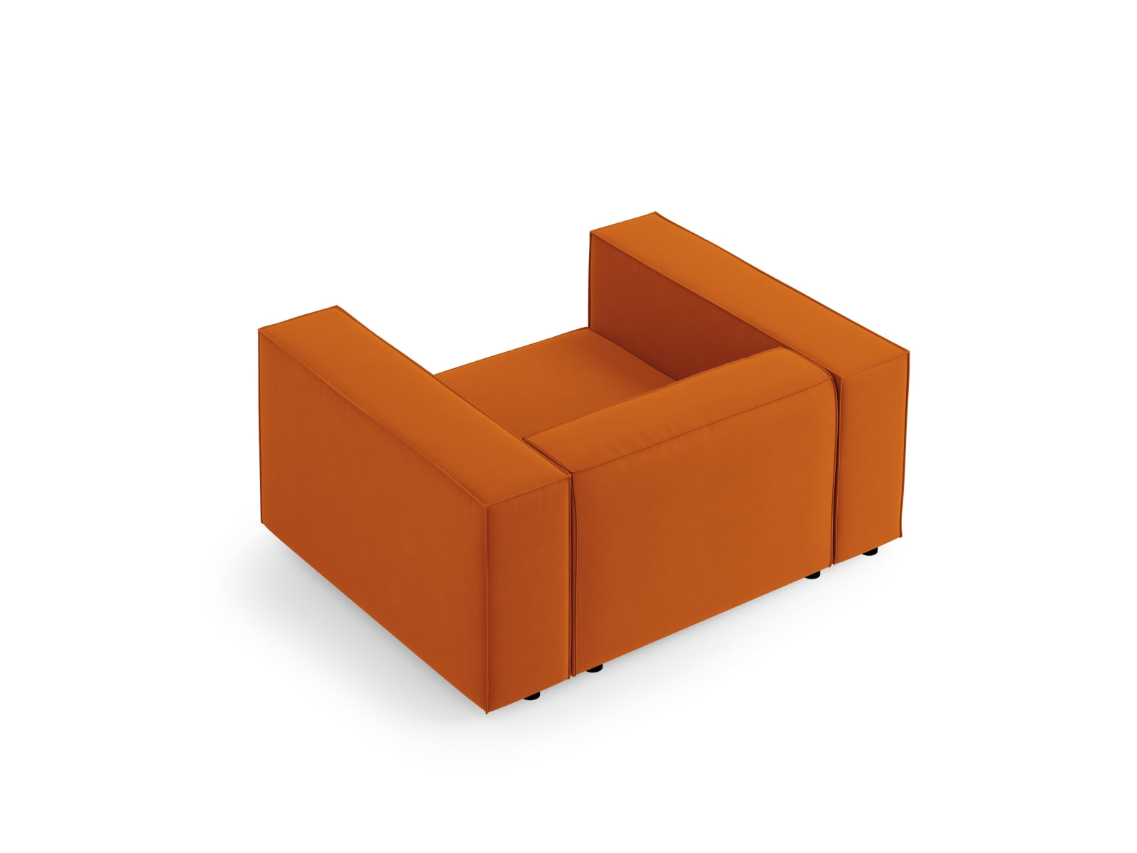 Entdecken Sie den eleganten Arendal Velour Sessel von Cosmopolitan Design. Perfekt für Ihr modernes Zuhause, vereint er Komfort und zeitlose Eleganz.