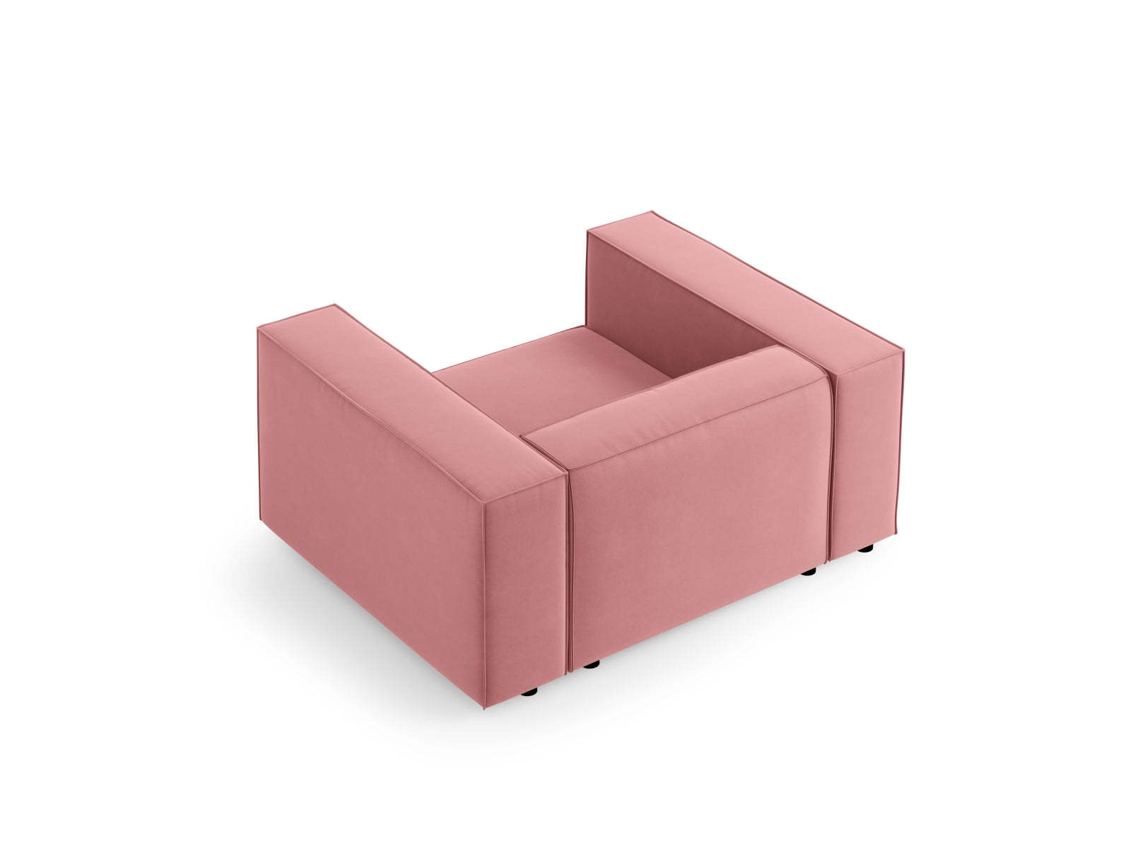 Entdecken Sie den eleganten Arendal Velour Sessel von Cosmopolitan Design. Perfekt für Ihr modernes Zuhause, vereint er Komfort und zeitlose Eleganz.