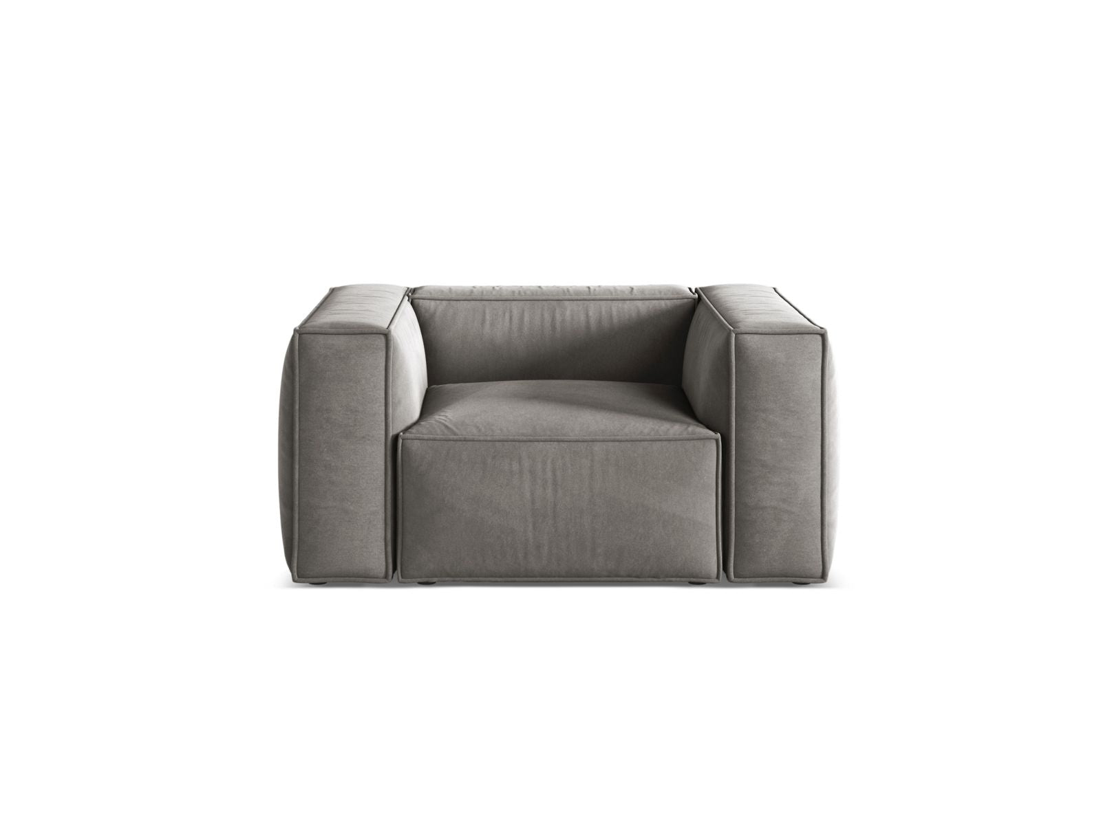 1-Sitzer Sessel Aveiro in Grey-Casino präsentiert im Onlineshop von KAQTU Design AG. Sessel ist von Cosmopolitan Design