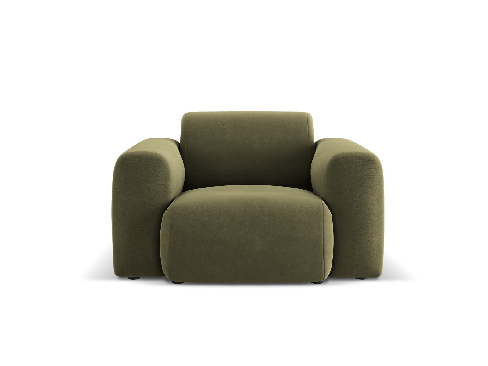 Nolio Velour Sessel 1 Sitz 95cm in Light Green-Casino präsentiert im Onlineshop von KAQTU Design AG. Sessel ist von Cosmopolitan Design