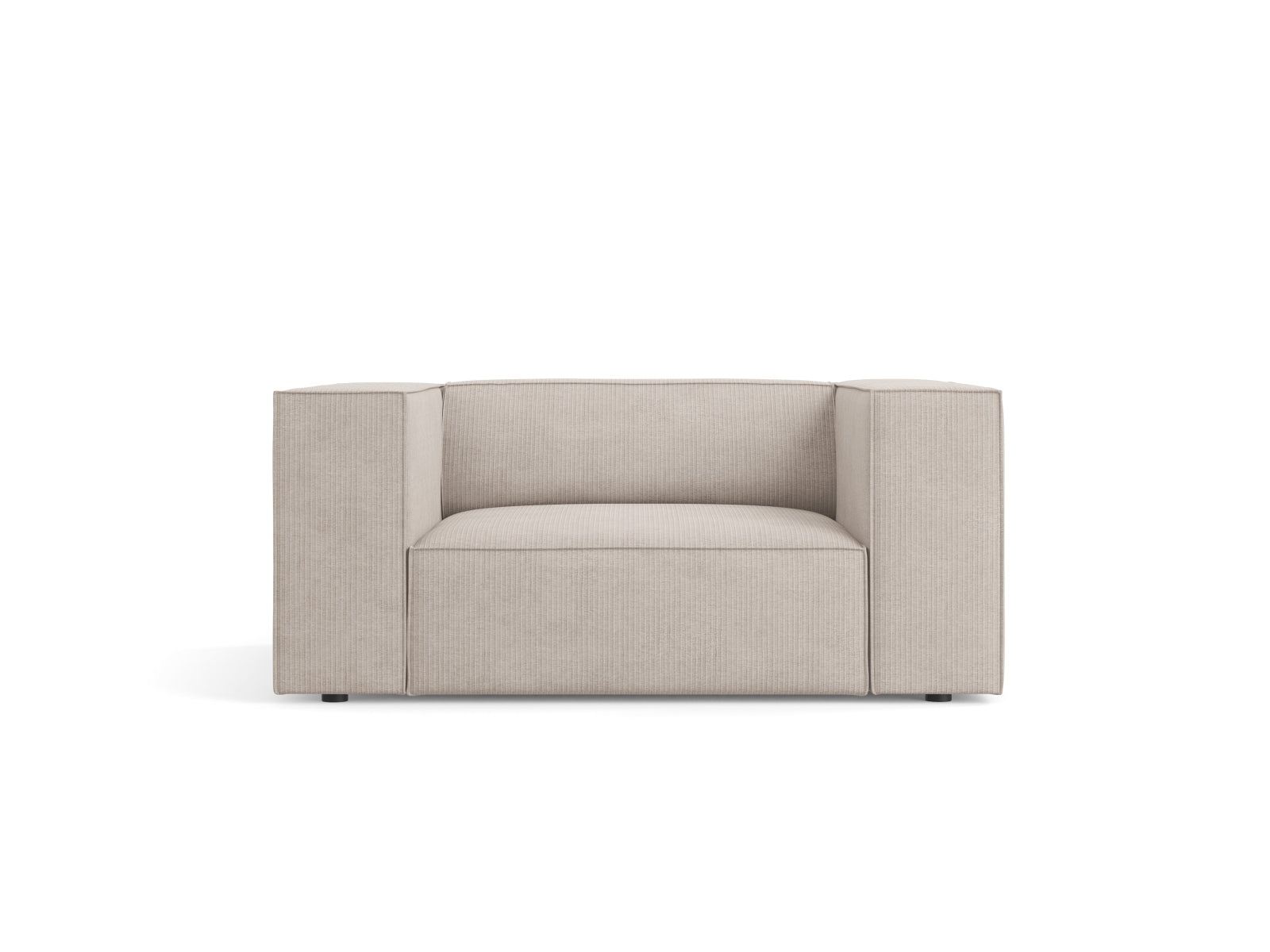 Arendal Sessel 1 Sitz in Dark Beige präsentiert im Onlineshop von KAQTU Design AG. Sessel ist von Cosmopolitan Design