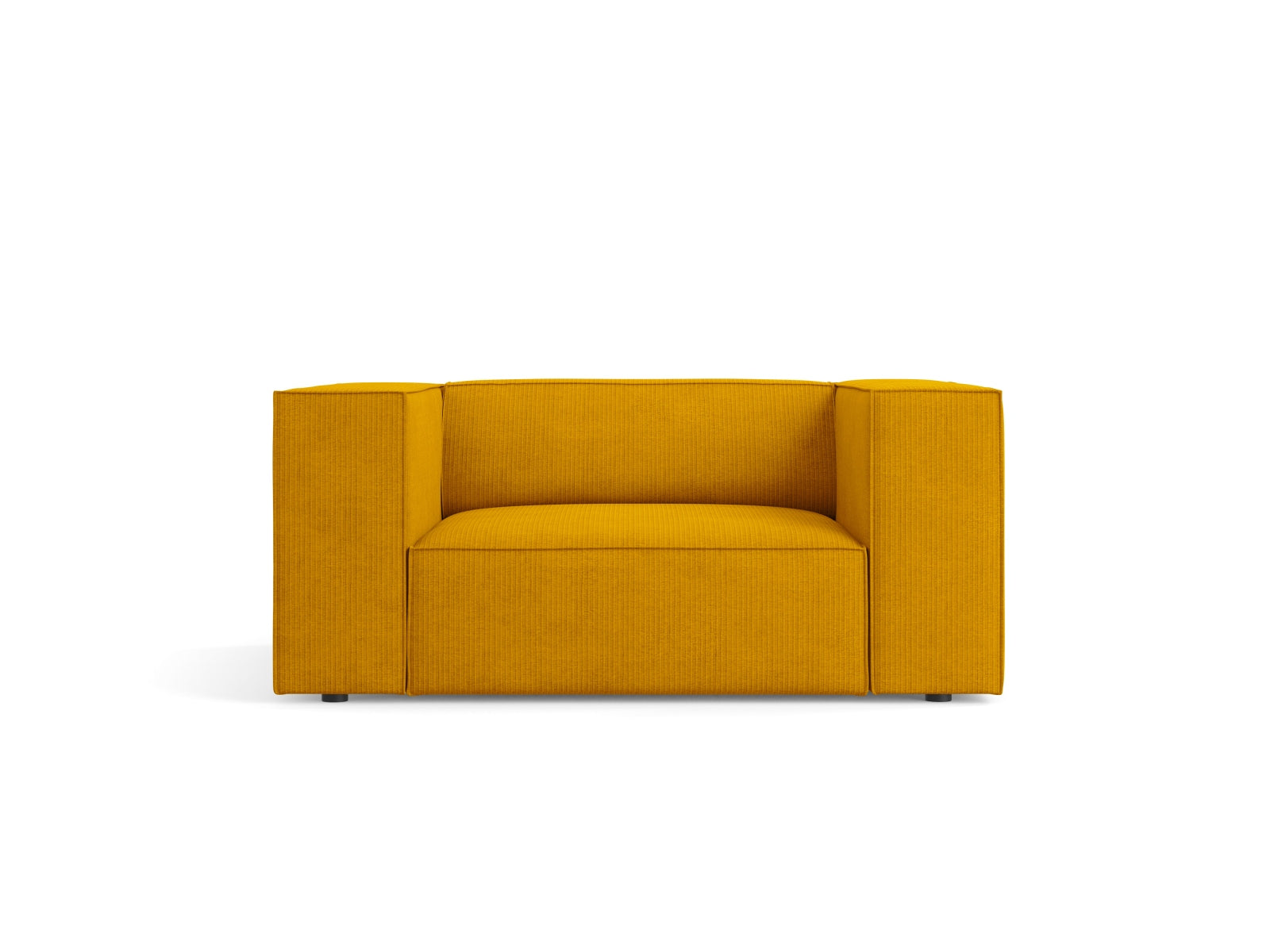 Arendal Sessel 1 Sitz in Mustard präsentiert im Onlineshop von KAQTU Design AG. Sessel ist von Cosmopolitan Design
