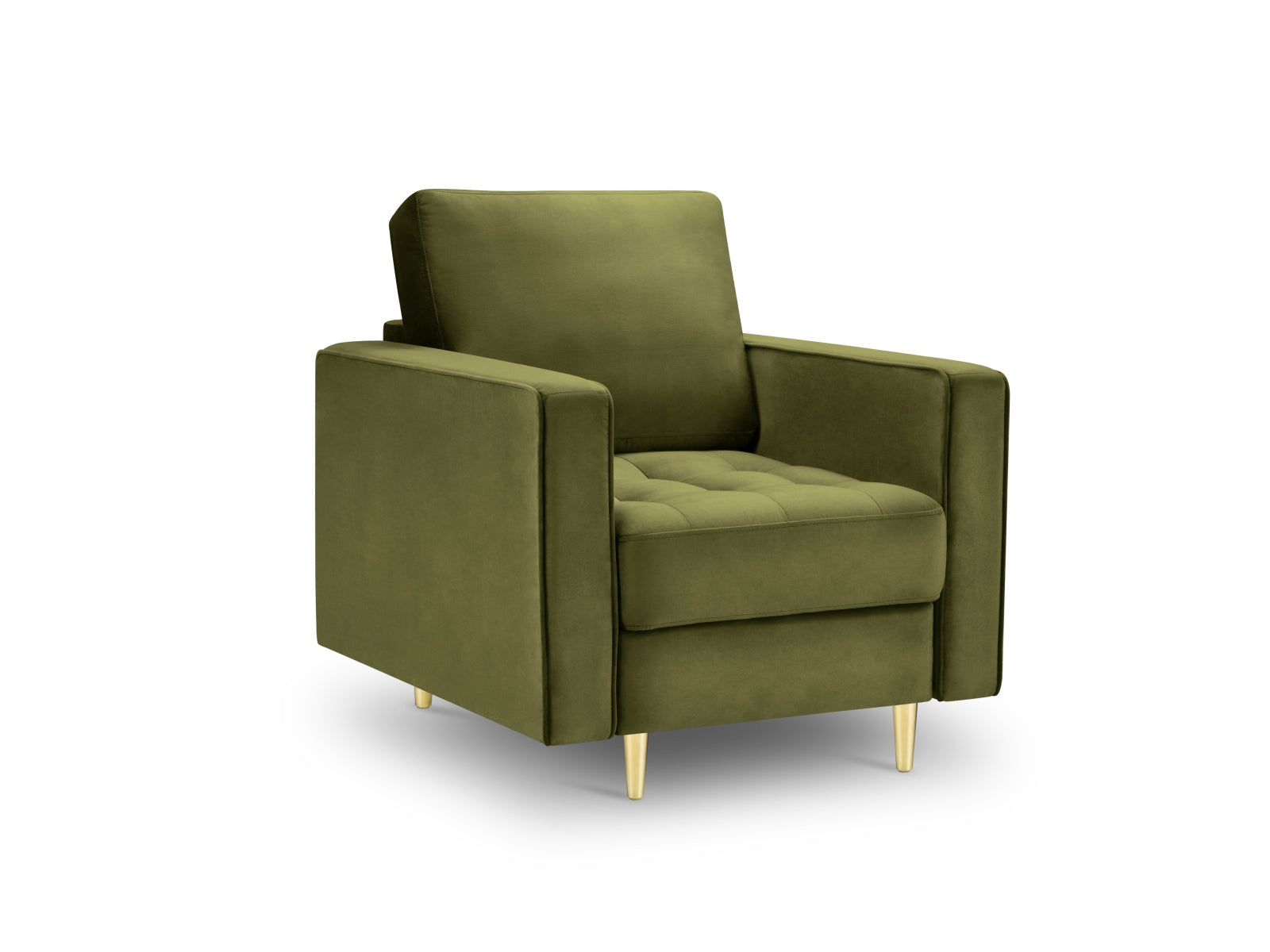 1-Sitzer Sessel Aspen in Green-Salvador präsentiert im Onlineshop von KAQTU Design AG. Sessel ist von Cosmopolitan Design