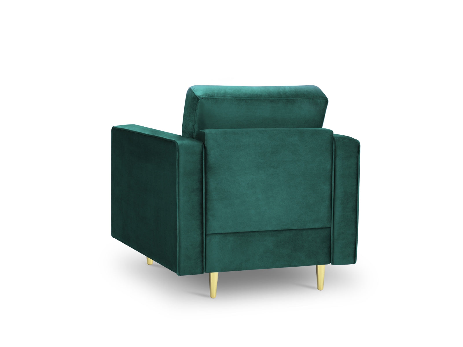 Eleganter 1-Sitzer Sessel Aspen in modernem Petrol, ideal für gemütliche Leseecken und geschmackvolle Wohnräume.