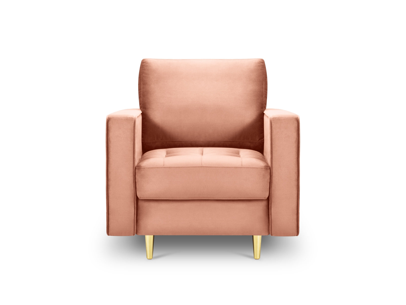 Eleganter 1-Sitzer Sessel Aspen in einem modernen Pink-Ton, ideal für stilvolle Wohnräume, von Cosmopolitan Design.