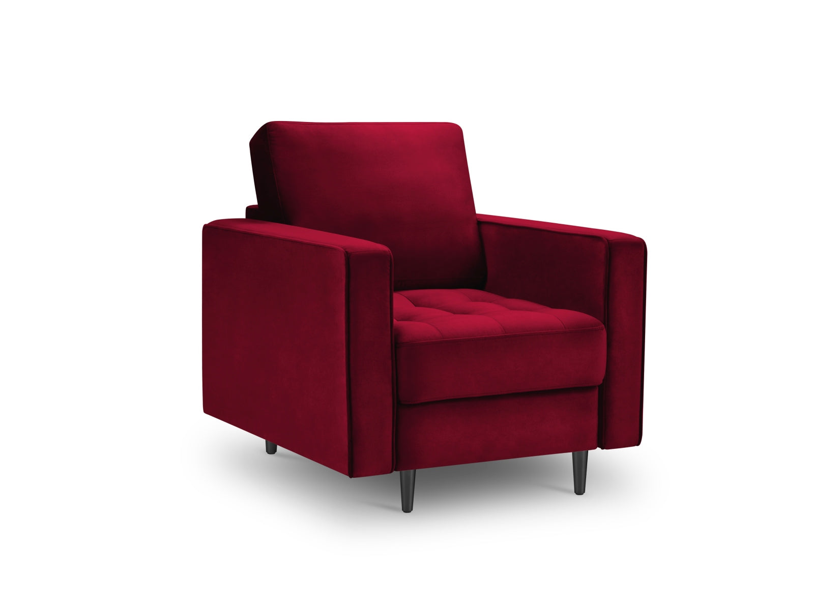 1-Sitzer Sessel Aspen in Red-Salvador präsentiert im Onlineshop von KAQTU Design AG. Sessel ist von Cosmopolitan Design