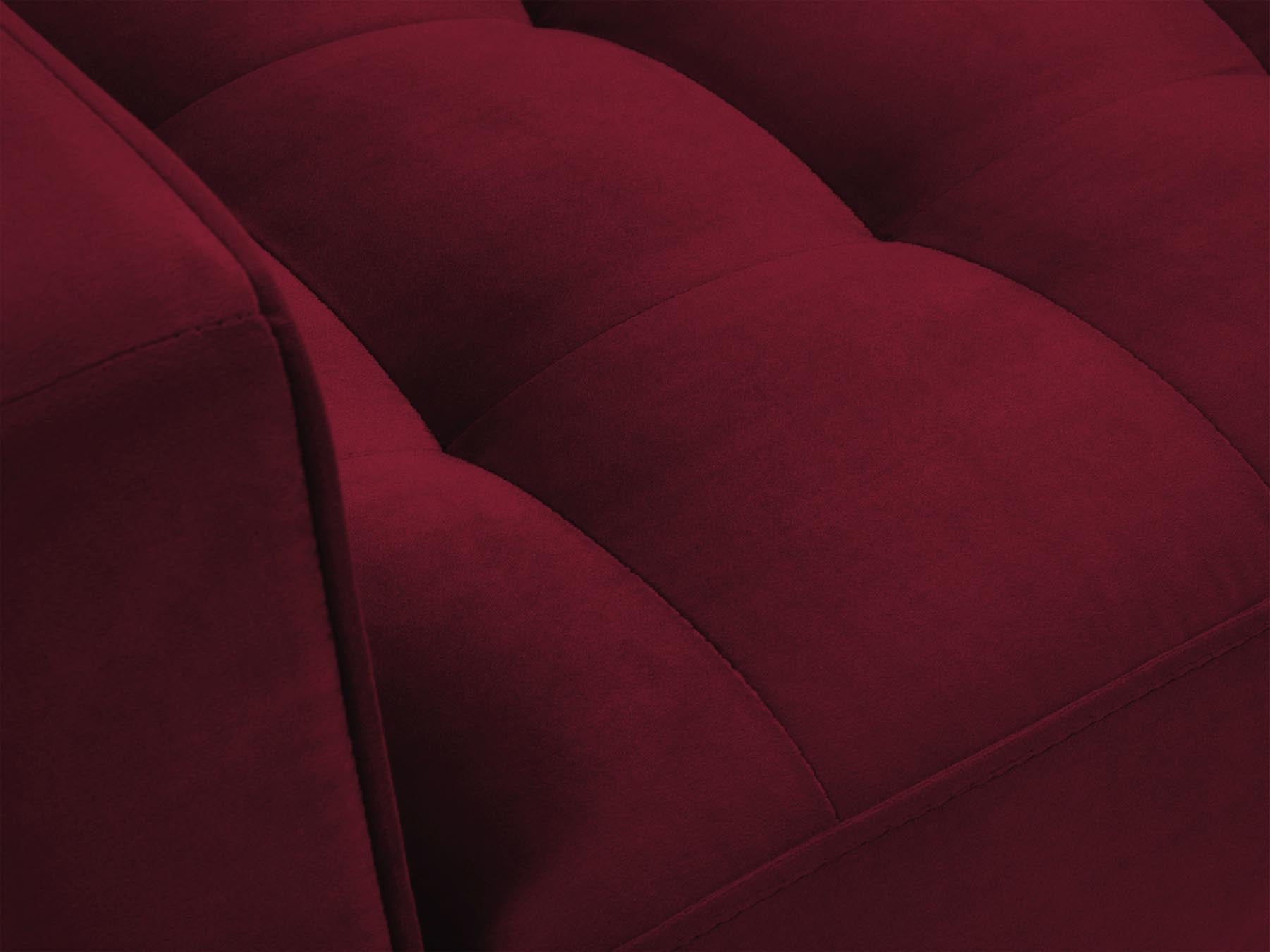 Moderner 1-Sitzer Sessel Aspen von Cosmopolitan Design, in lebhaftem Rot, perfekt für gemütliche Ecken und stilvolle Akzente.