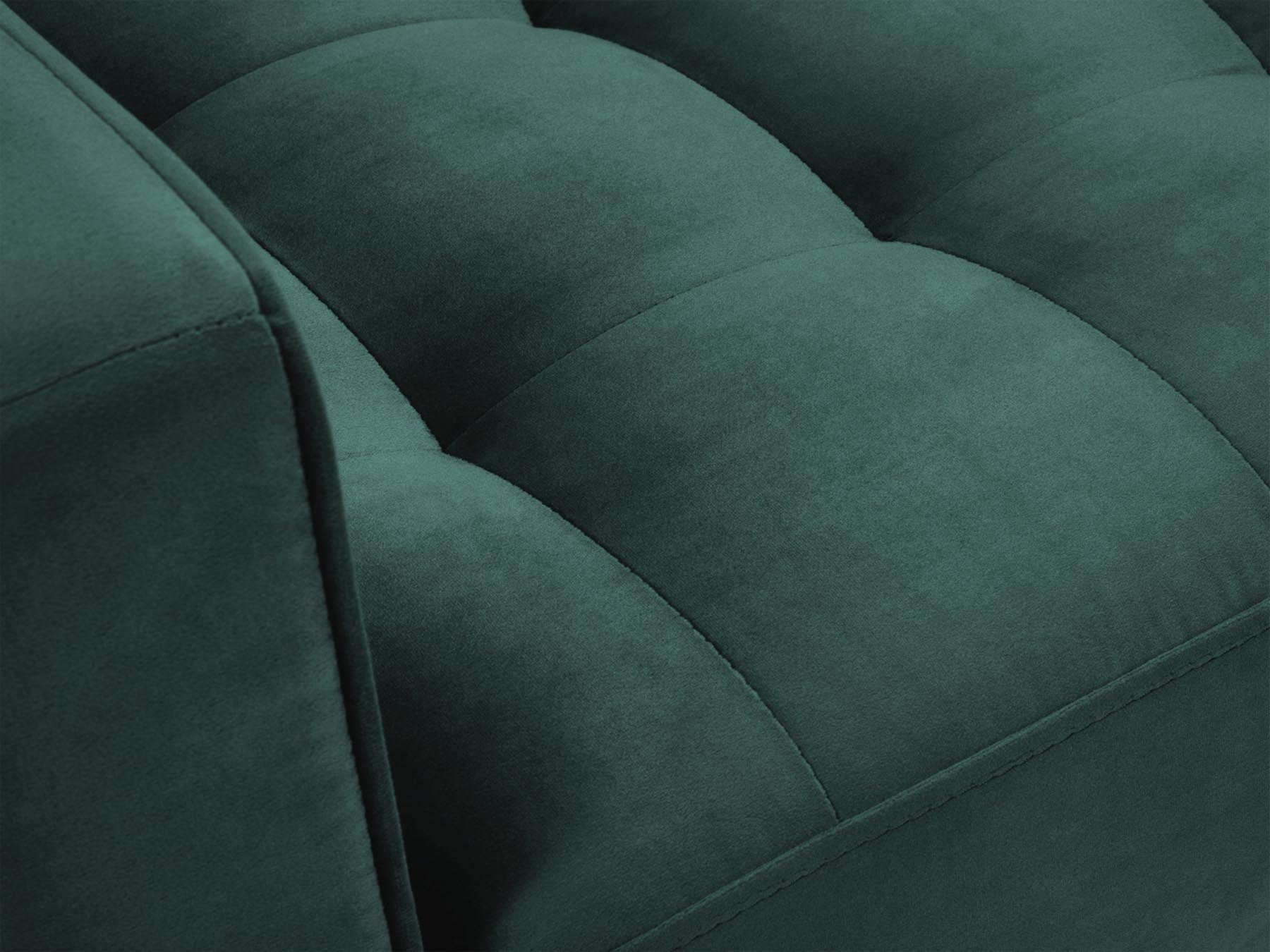 Stylischer 1-Sitzer Sessel Aspen in ansprechendem Petrol, perfekt für stilvolle Interiors und entspannte Momente von Cosmopolitan Design.