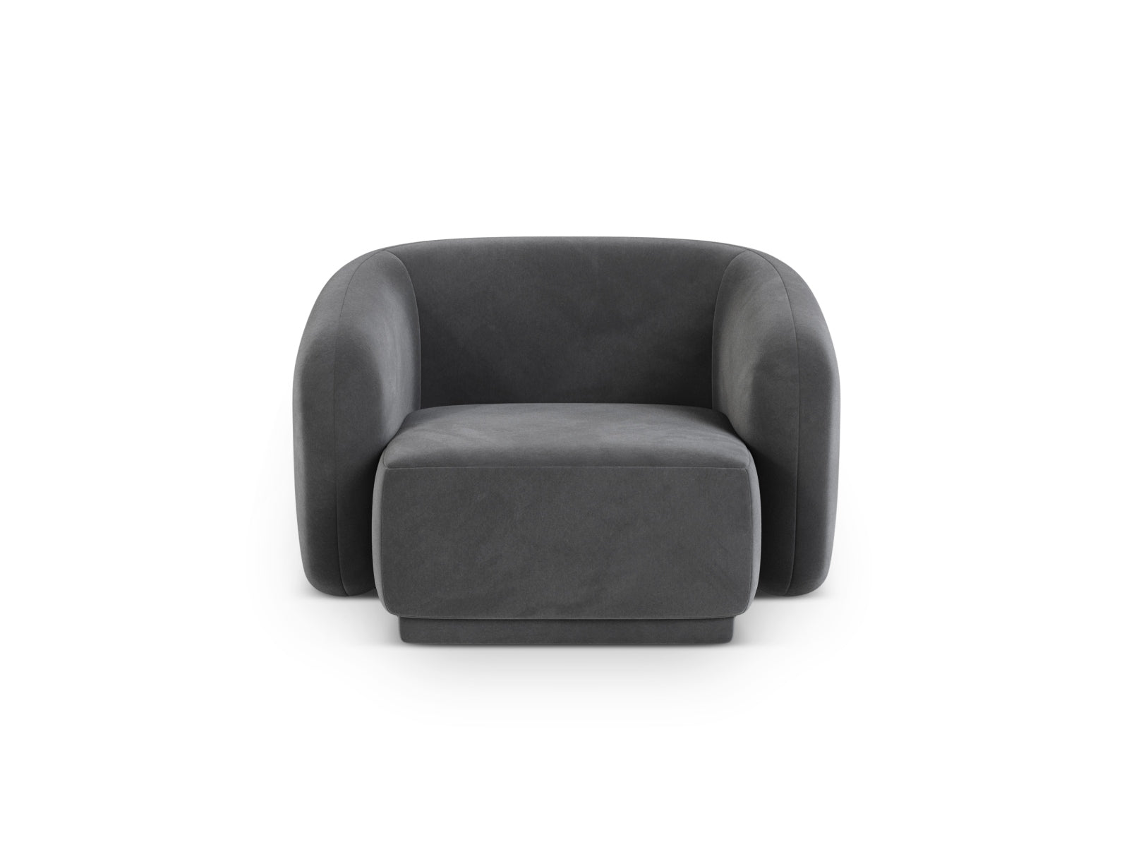 1-Sitzer Sessel Gomera in Dark Grey-Salvador präsentiert im Onlineshop von KAQTU Design AG. Sessel ist von Cosmopolitan Design