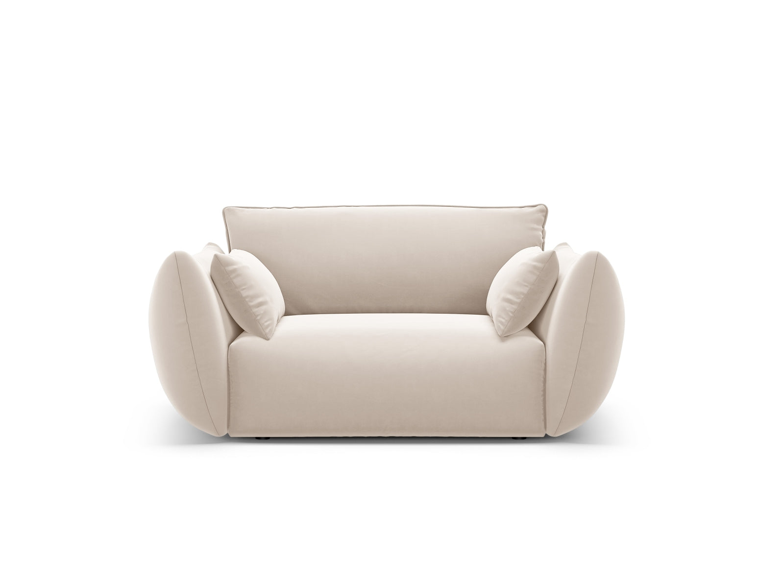 1-Sitzer Sessel Matera in Beige-Salvador präsentiert im Onlineshop von KAQTU Design AG. Sessel ist von Cosmopolitan Design