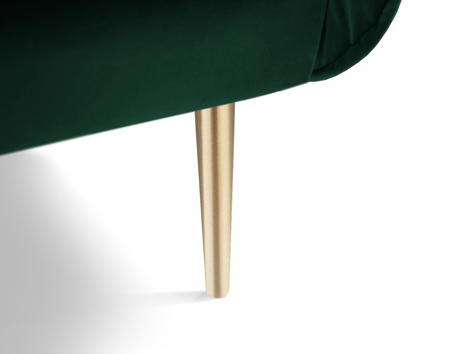 Vienna Velour Sessel 1 Sitz 94cm in Bottle Green/Gold-Bluvel präsentiert im Onlineshop von KAQTU Design AG. Sessel ist von Cosmopolitan Design