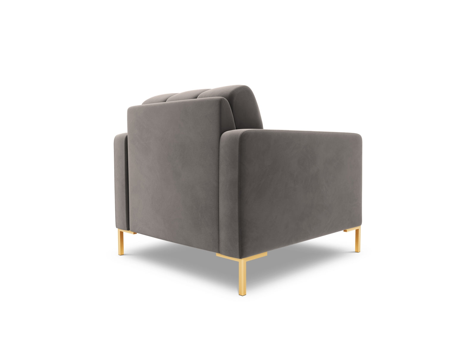 Eleganter 1-Sitzer Sessel Bali in sanftem Grau, ideal für stilvolle Wohnräume und entspannende Rückzugsorte von Cosmopolitan Design.