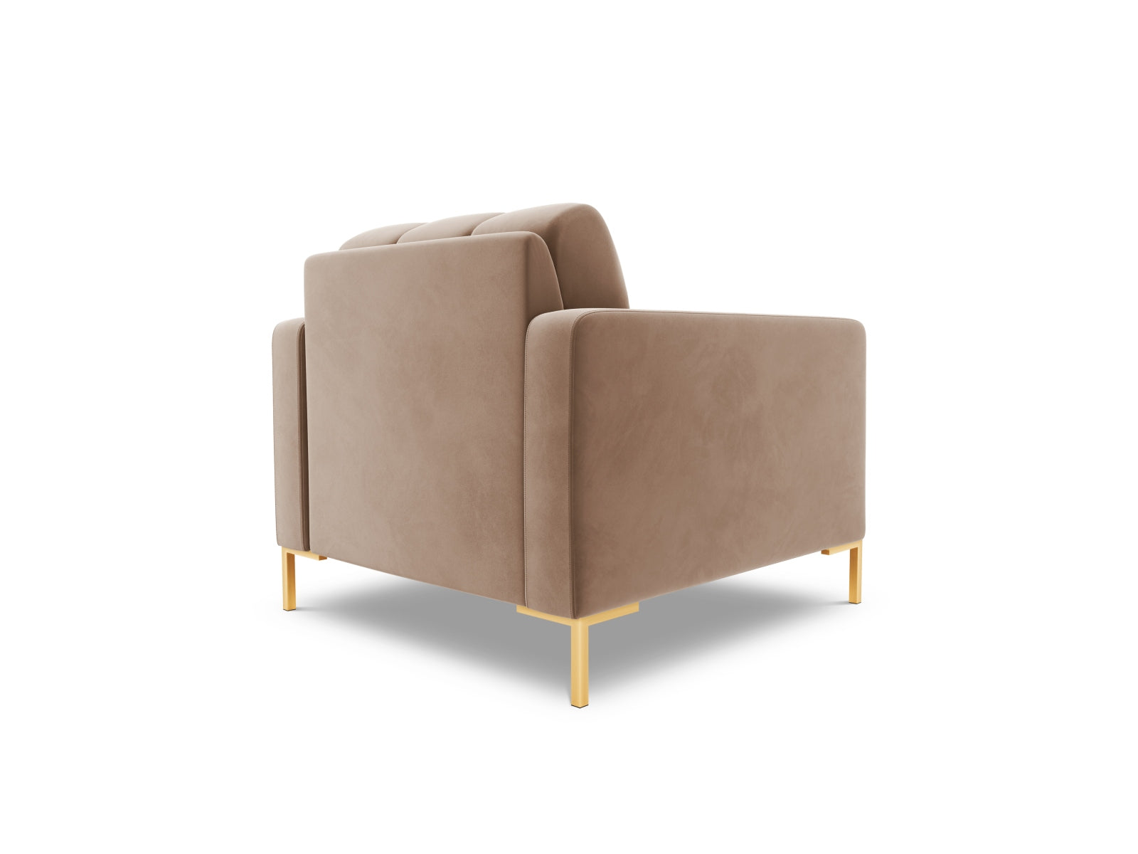 Eleganter 1-Sitzer Sessel Bali in warmen Erdtönen, ideal für gemütliche Ecken und modernes Wohndesign von Cosmopolitan Design.