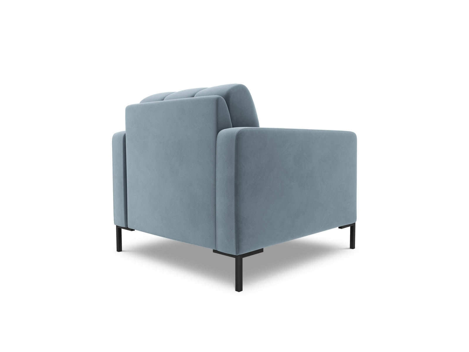 Eleganter 1-Sitzer Sessel Bali in sanftem Hellblau, ideal für stilvolle Wohnräume und entspannte Auszeiten, von Cosmopolitan Design.