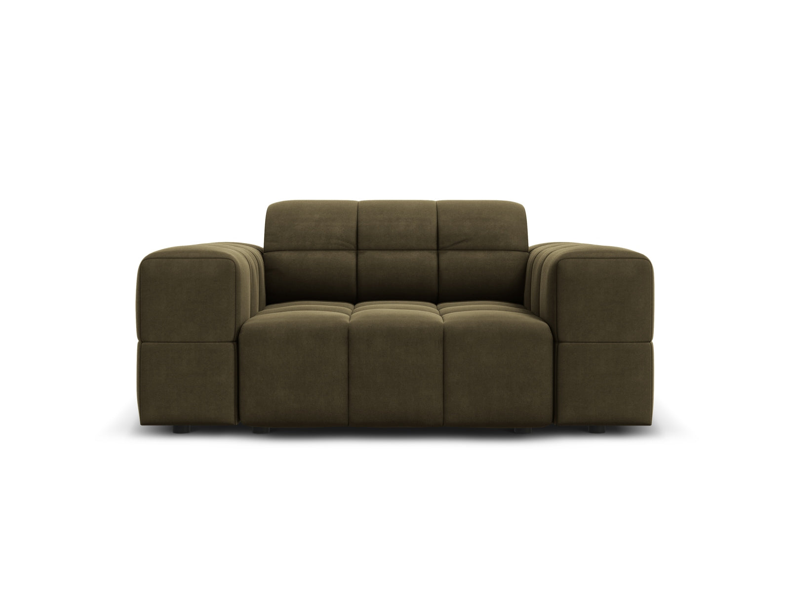 Chicago Velour Sessel 1 Sitz 102cm in Green präsentiert im Onlineshop von KAQTU Design AG. Sessel ist von Cosmopolitan Design