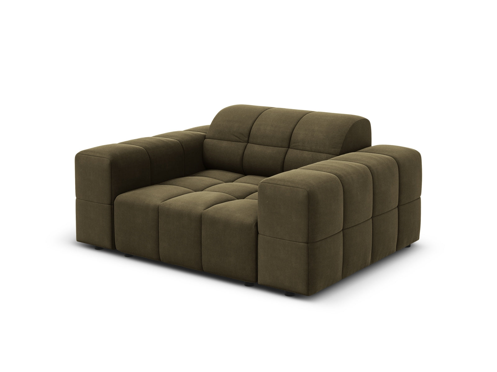 Erleben Sie den stilvollen Chicago Velour Sessel 1 Sitz von Cosmopolitan Design – ideal für Ihr modernes Interieur und höchsten Sitzkomfort.