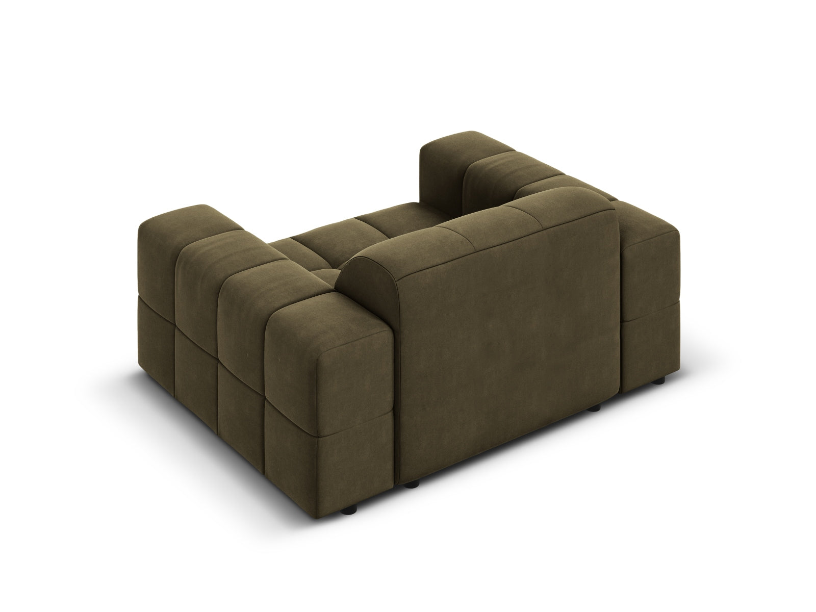 Entdecken Sie den eleganten Chicago Velour Sessel 1 Sitz von Cosmopolitan Design – perfekt für Ihr modernes Zuhause und für ultimativen Komfort.