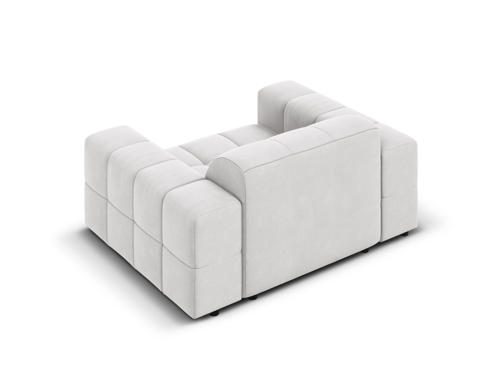 Entdecken Sie den eleganten Chicago Velour Sessel 1 Sitz von Cosmopolitan Design – perfekt für Ihr modernes Zuhause und für ultimativen Komfort.