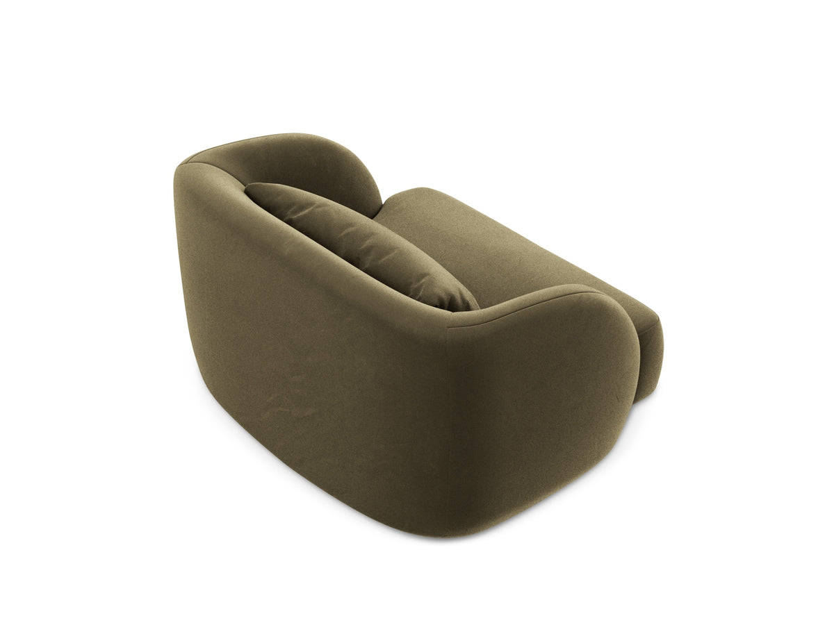 Tulum Velour Sessel 1 Sitz 90cm in Green-Bluvel präsentiert im Onlineshop von KAQTU Design AG. Sessel ist von Cosmopolitan Design