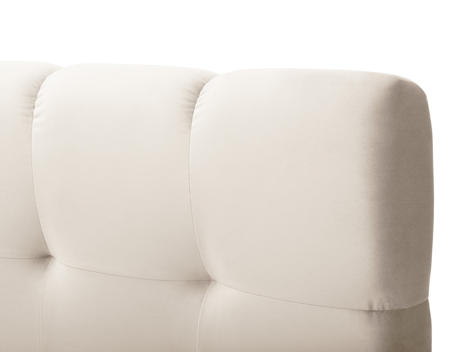 Elegantes Boxspring Bett Set Bali in warmen Beigetönen, ideal für ein zeitgemäßes Schlafzimmer und entspannende Nächte.