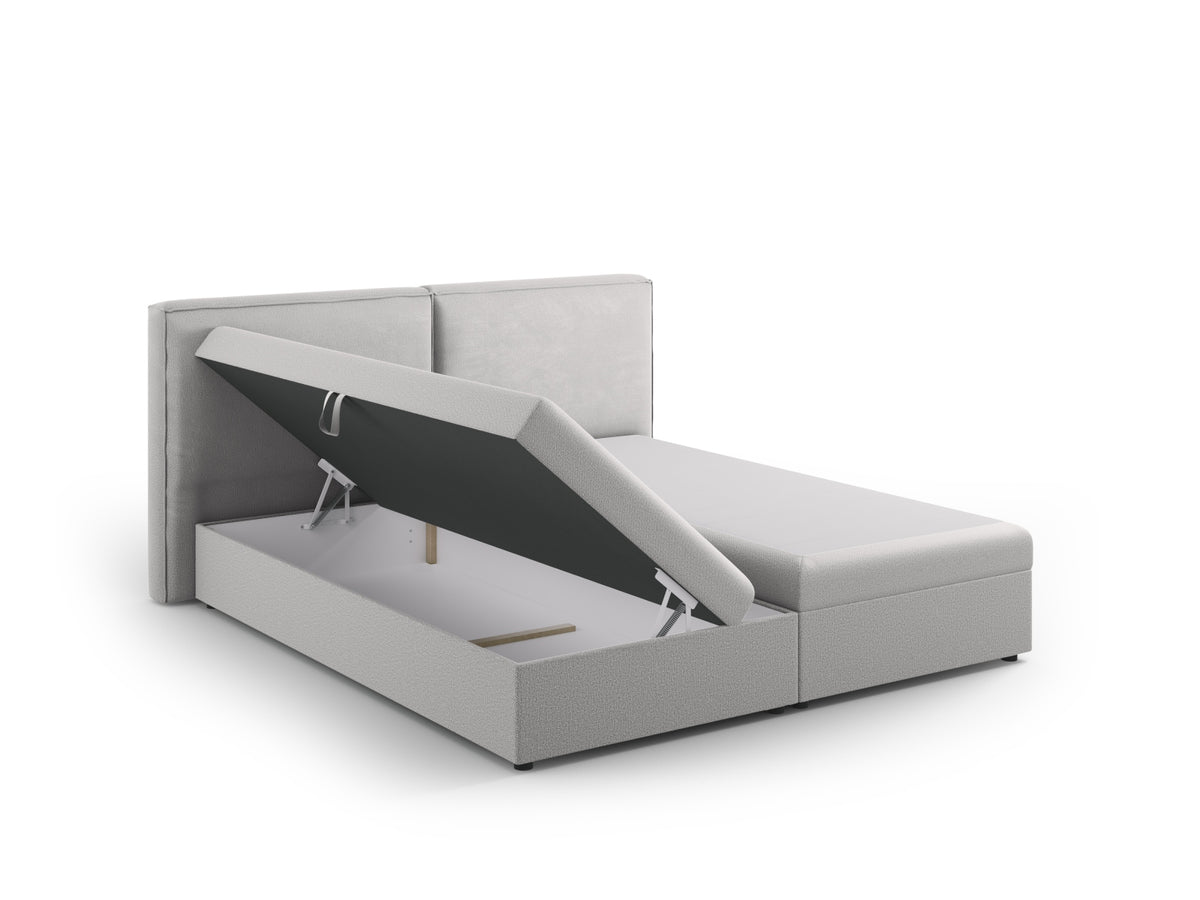 Arendal Boxspringbett-Set 160cm in Light Grey-Megan präsentiert im Onlineshop von KAQTU Design AG. Bett ist von Cosmopolitan Design