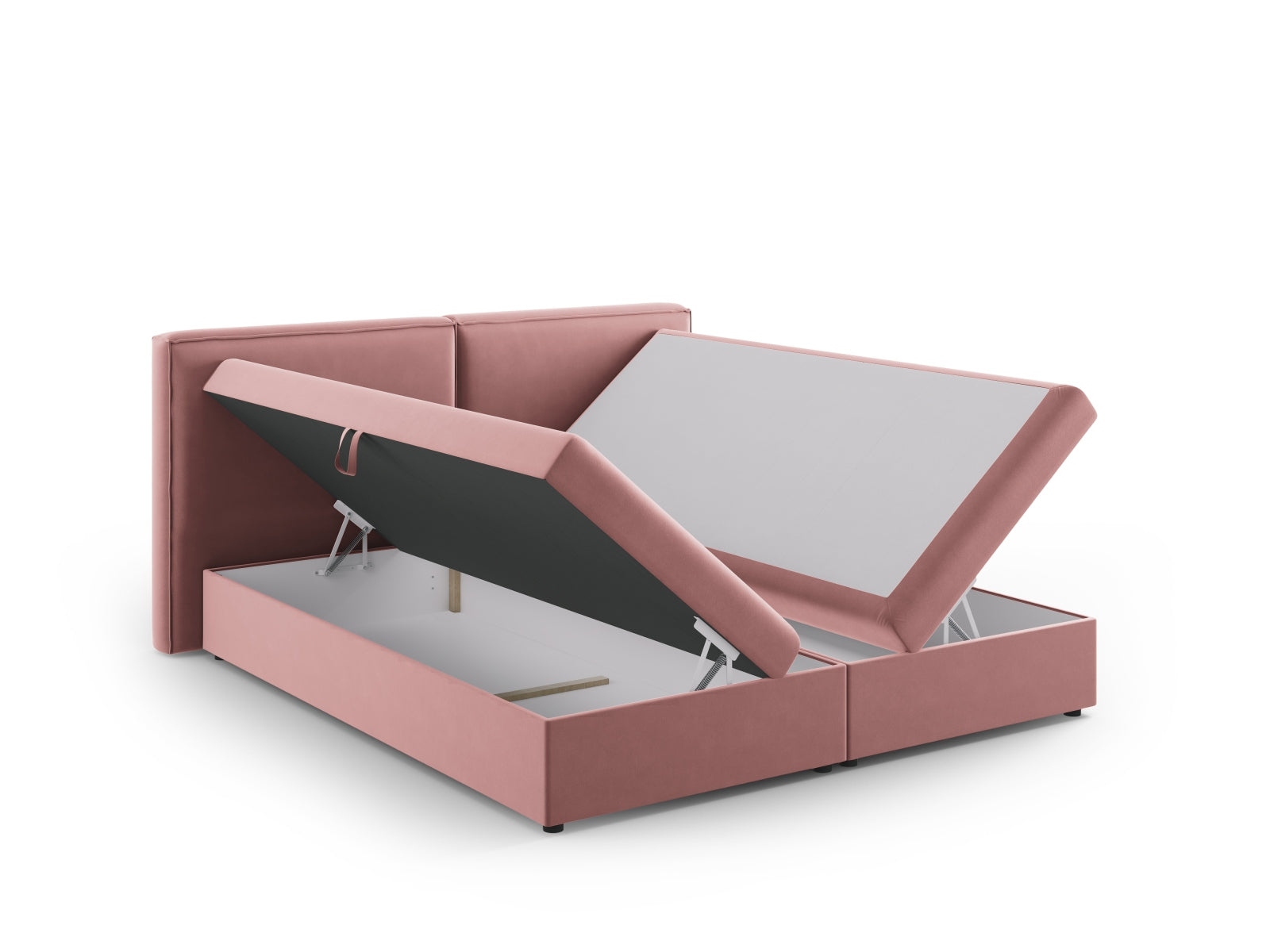 Elegantes Boxspringbett-Set Arendal in 180 cm, kombiniert Komfort und modernes Design für ein stilvolles Schlafzimmer.