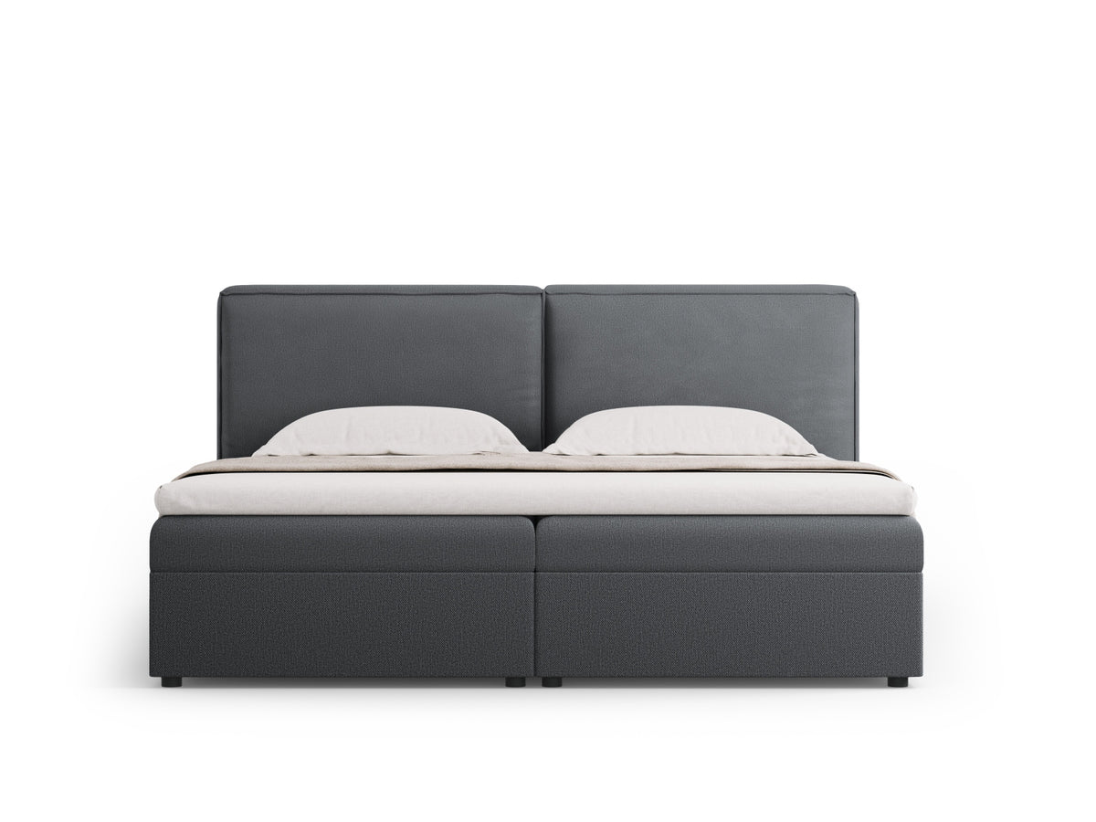 Arendal Boxspringbett-Set 180cm in Dark Grey-Megan präsentiert im Onlineshop von KAQTU Design AG. Bett ist von Cosmopolitan Design
