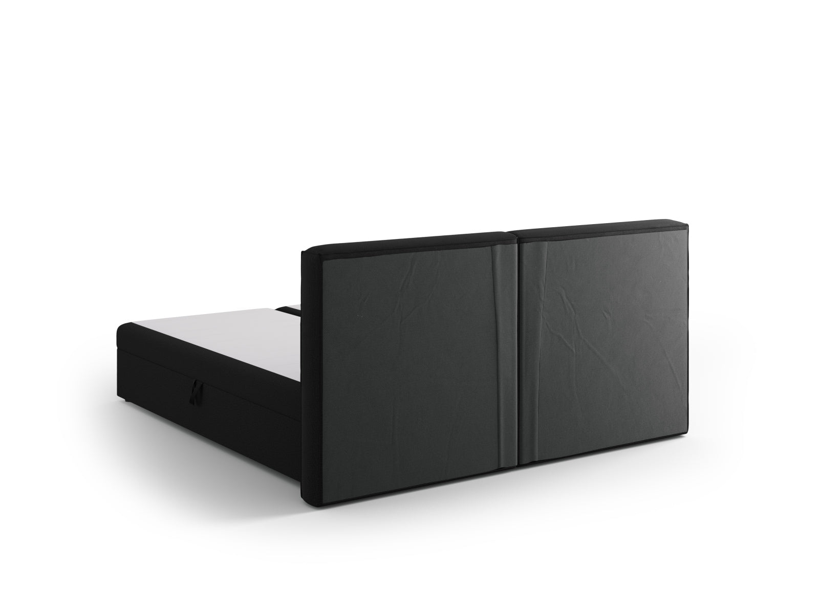 Elegantes Boxspringbett-Set Arendal in 180 cm, zeitloses Design in Schwarz, ideal für entspannende Nächte und stilvolle Einrichtung.