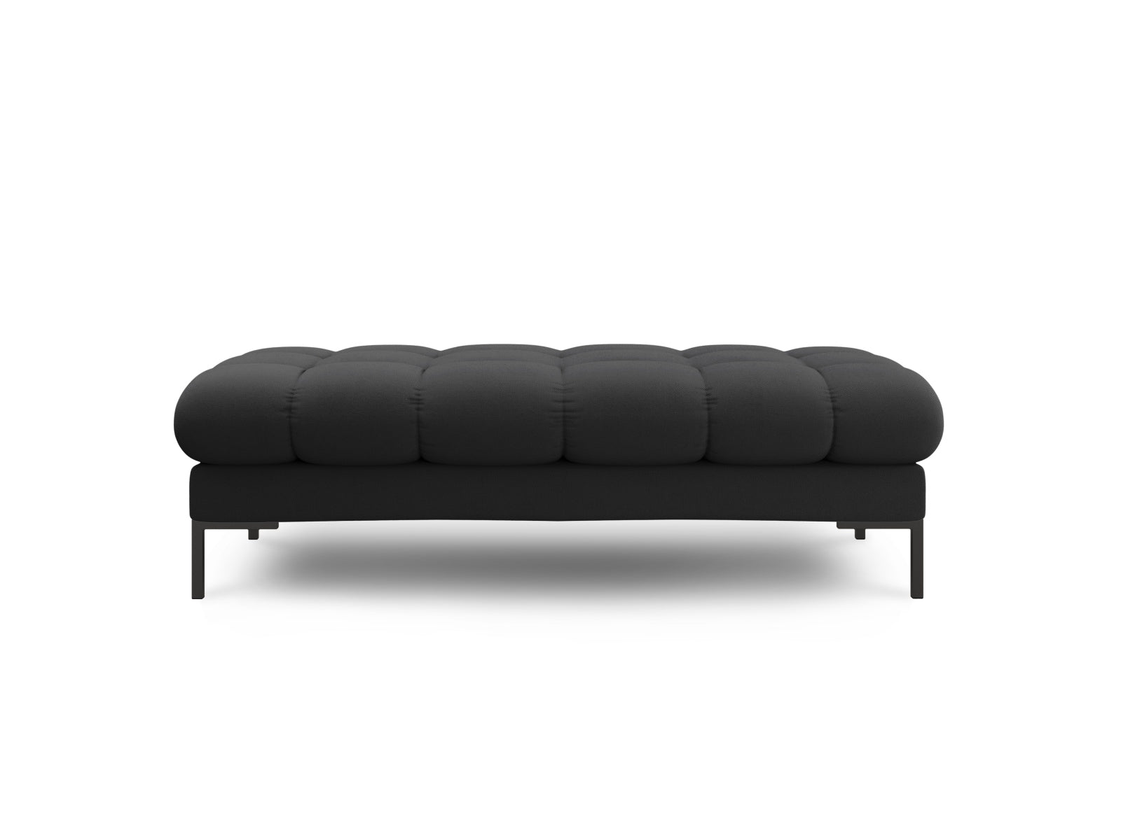 Elegante 2-Sitzer Bank Bali in Dunkelgrau, ideal für stilvolle Wohnräume. Teil der modularen Sofaserie von Cosmopolitan Design.