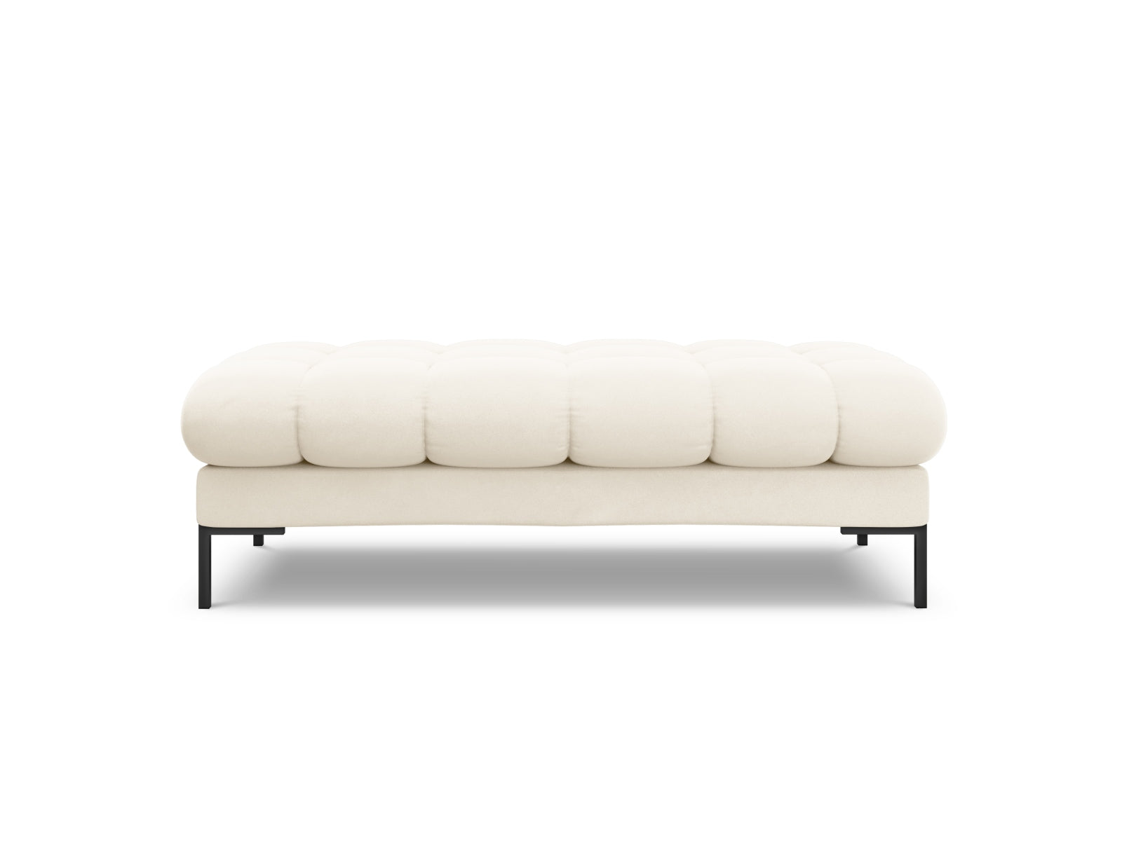 Elegante 2-Sitzer Bank Bali in sanftem Beige, ideal für stilvolle Wohnräume. Teil der modularen Sofaserie von Cosmopolitan Design.