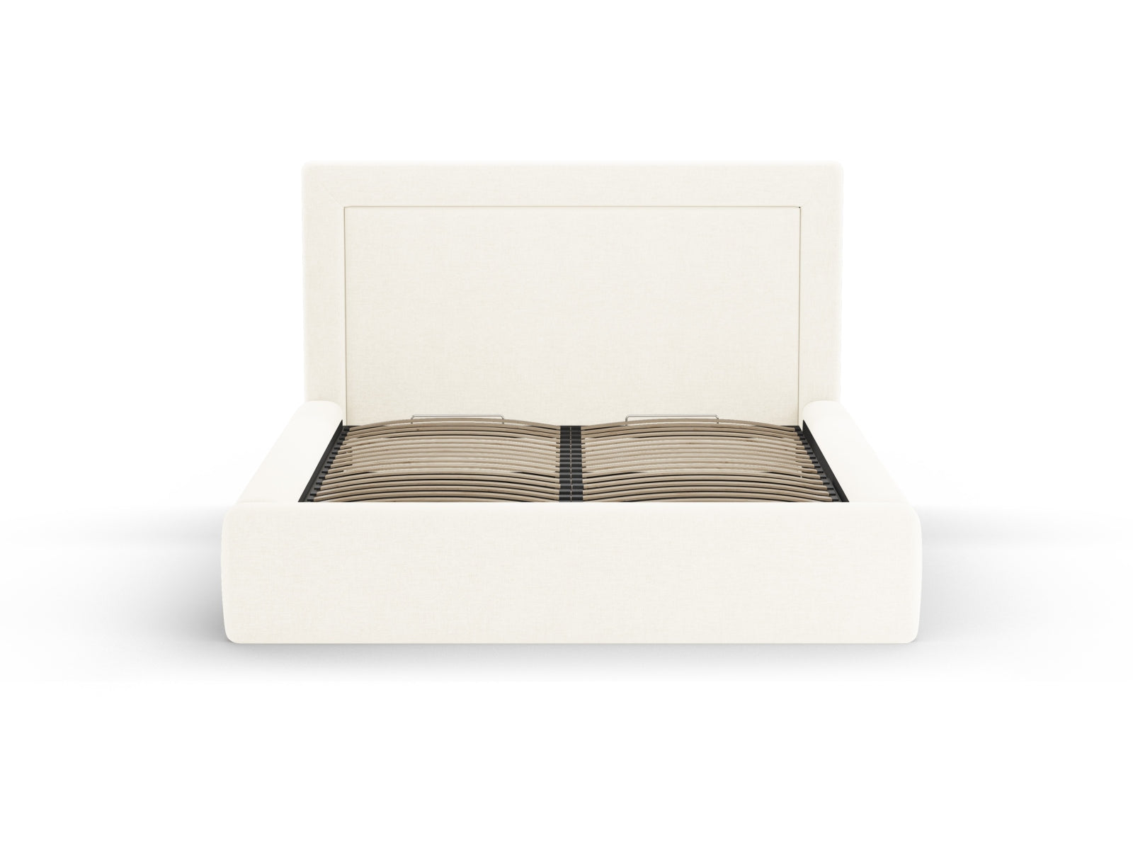 Kemer Bett mit Stauraum mit Kopfteil 160cm in White-Baloo präsentiert im Onlineshop von KAQTU Design AG. Bett ist von Cosmopolitan Design