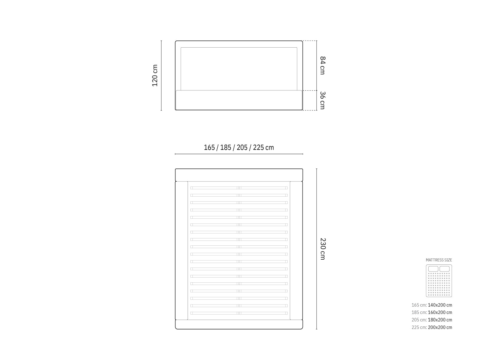 Kemer Bett mit Stauraum mit Kopfteil 160cm in Beige-Baloo präsentiert im Onlineshop von KAQTU Design AG. Bett ist von Cosmopolitan Design