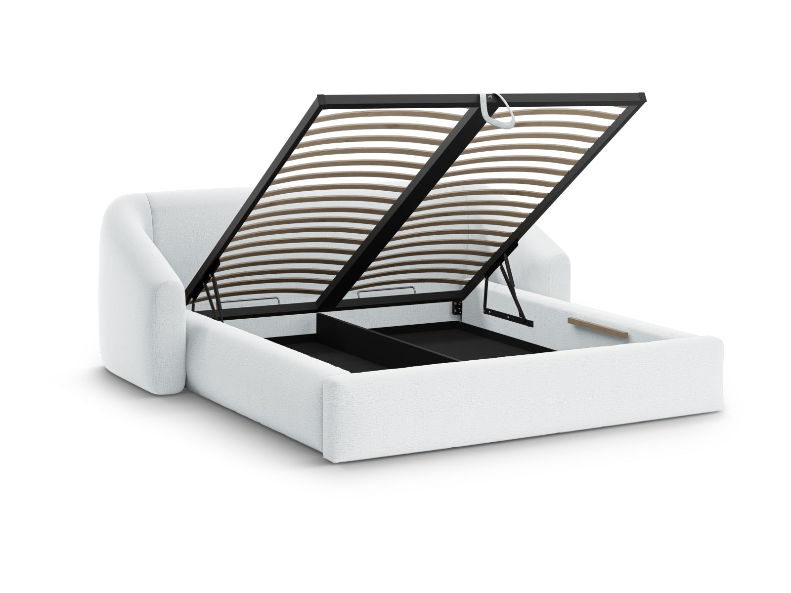 Entdecken Sie das Campi Bett von Cosmopolitan Design: elegantes Design, cleverer Stauraum und ein modernes Headboard für Ihr Schlafzimmer.