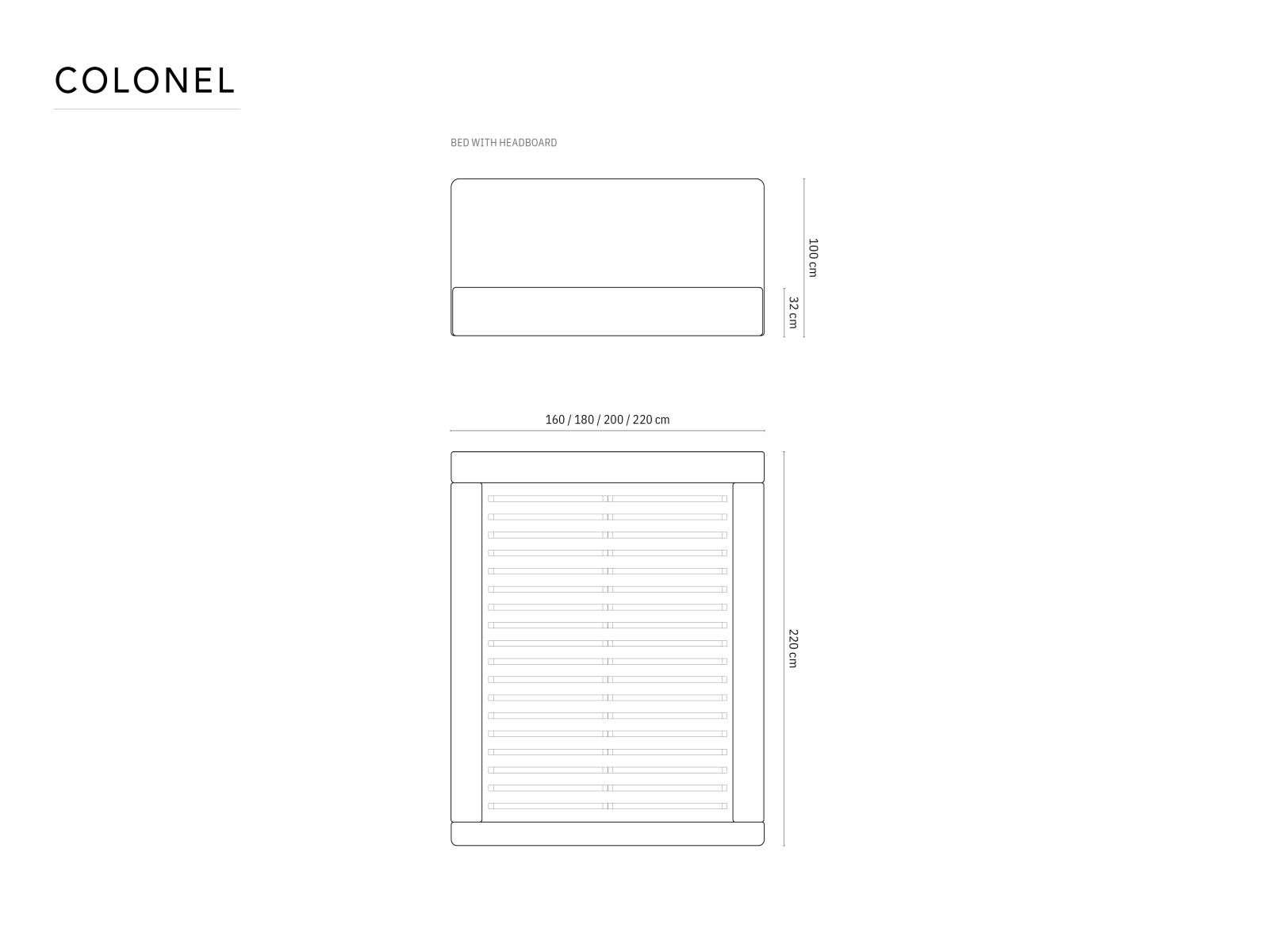 Entdecken Sie das Colonel Bett von Cosmopolitan Design: elegantes Design, praktischer Stauraum und ein modernes Headboard für Ihr Schlafzimmer!