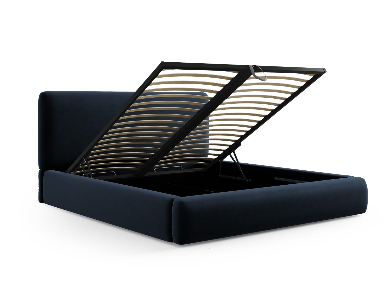 Erleben Sie das Colonel Velour Bett von Cosmopolitan Design: stilvolles Design, cleverer Stauraum und ein modernes Headboard für Ihr Schlafzimmer!