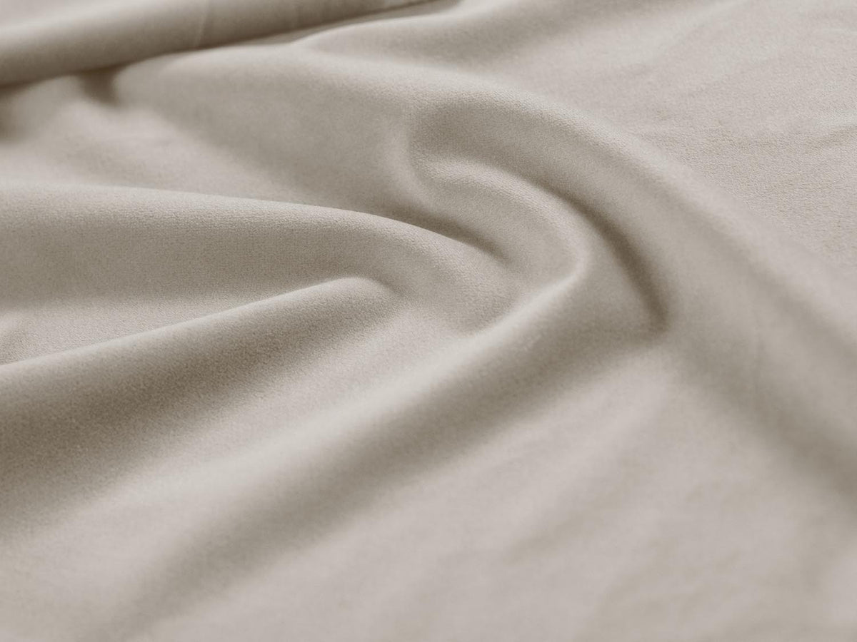 Campi Bett mit Stauraum und Headboard 160cm in Dark Beige-Bluvel präsentiert im Onlineshop von KAQTU Design AG. Bett ist von Cosmopolitan Design