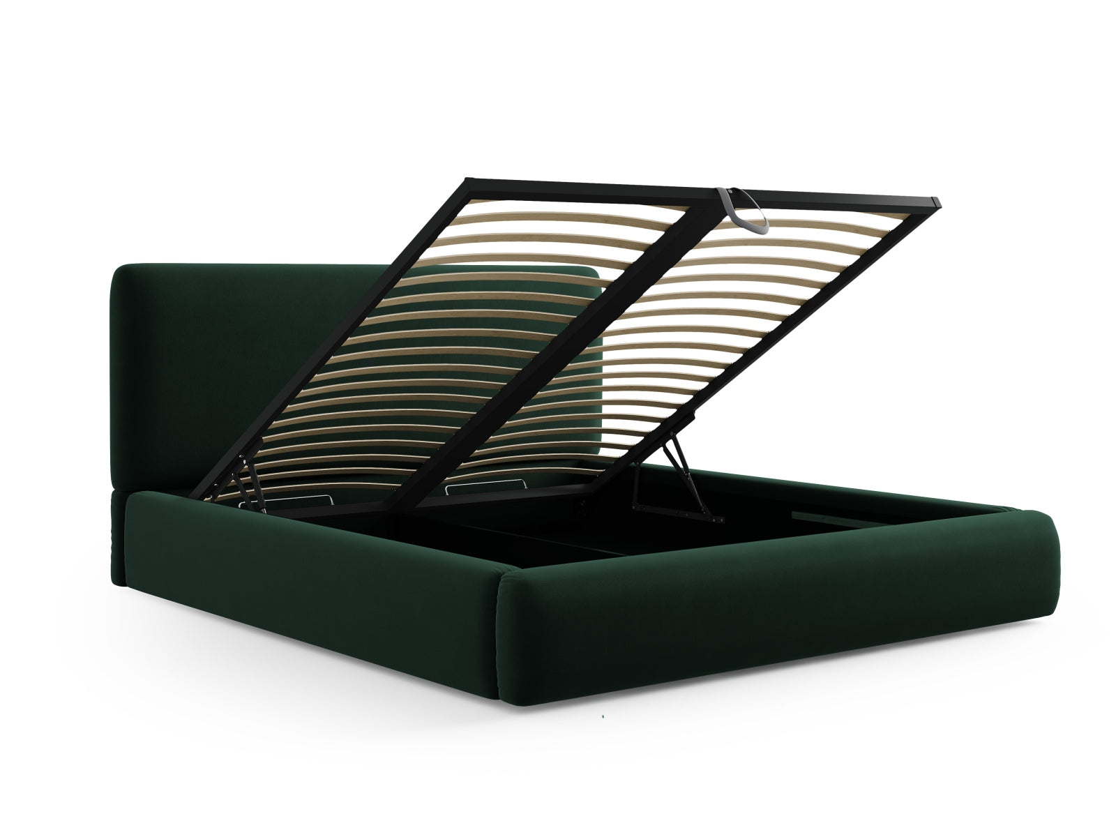 Erleben Sie das Colonel Velour Bett von Cosmopolitan Design: stilvolles Design, cleverer Stauraum und ein modernes Headboard für Ihr Schlafzimmer!