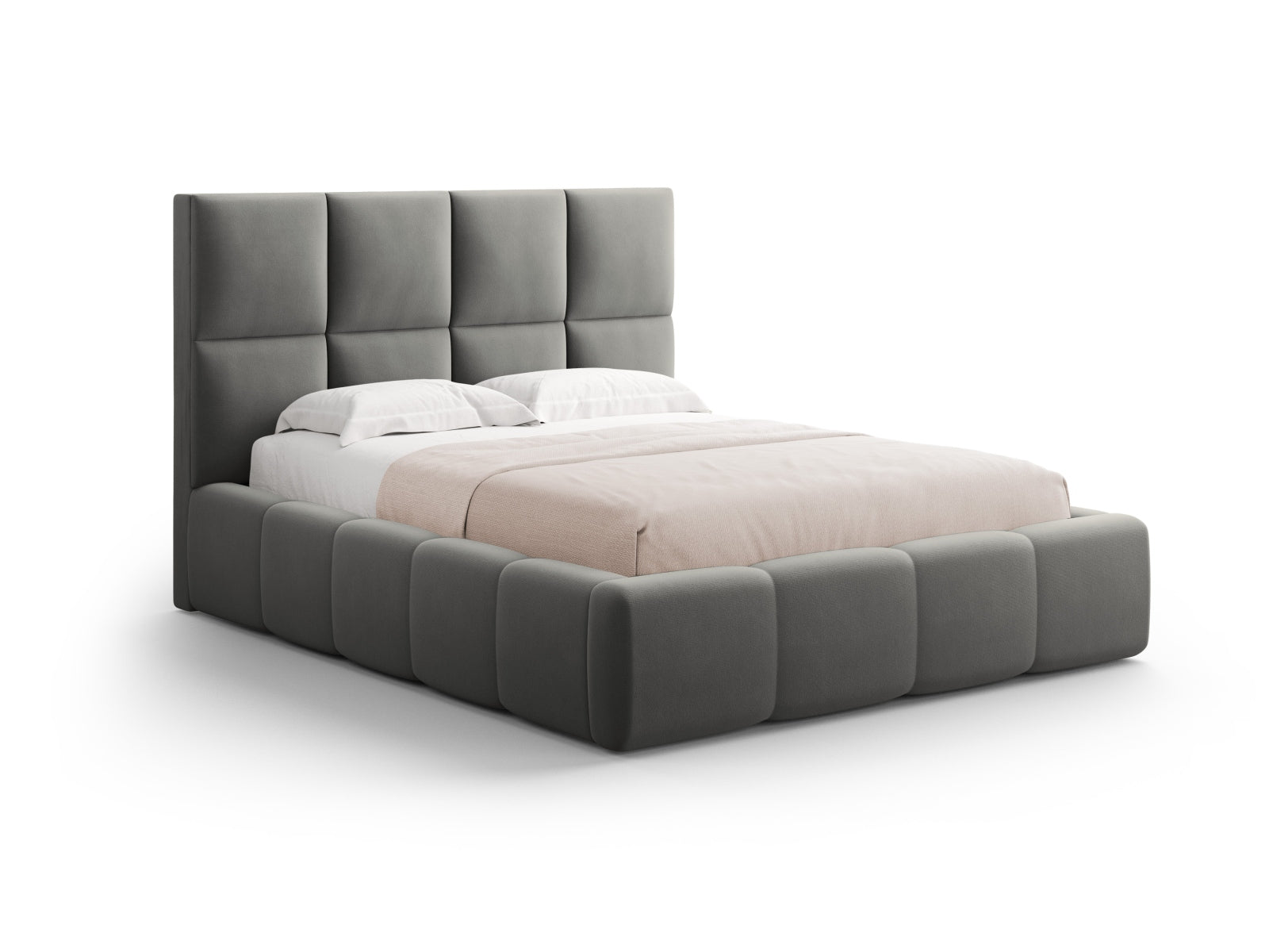 Livigno bed with storage space with headboard 200cm