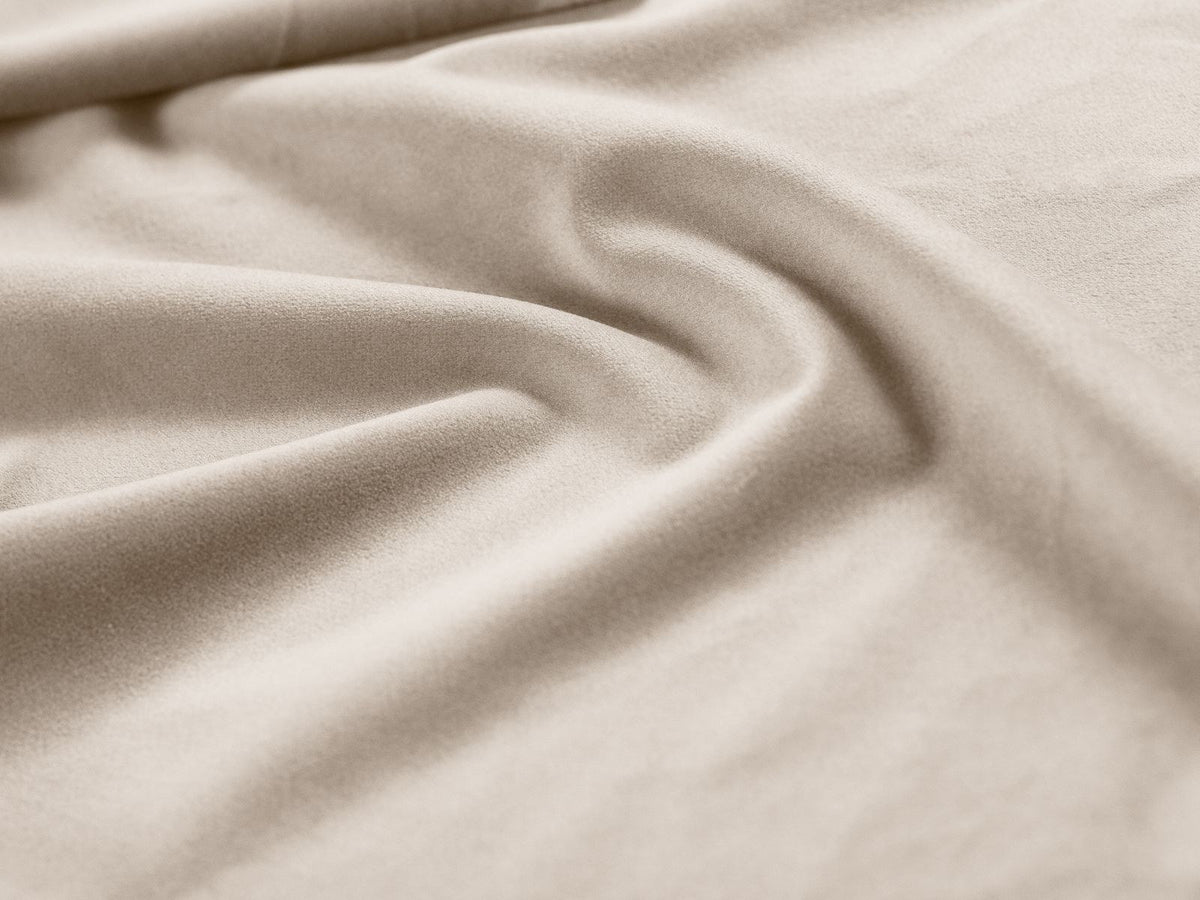 Asti Bett mit Stauraum mit Kopfteil 90cm in Ivory-Magic Velvet präsentiert im Onlineshop von KAQTU Design AG. Bett ist von Cosmopolitan Design