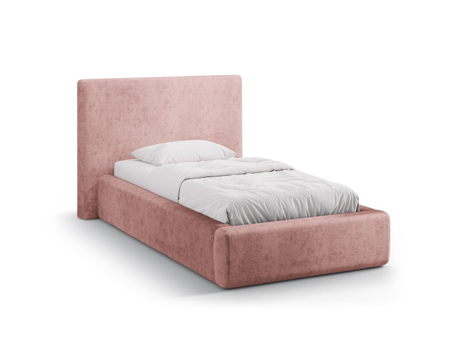 Asti Bett mit Stauraum mit Kopfteil 90cm in Pink-Perfect Harmony präsentiert im Onlineshop von KAQTU Design AG. Bett ist von Cosmopolitan Design