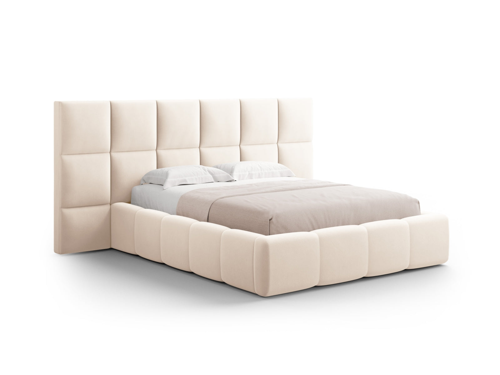 Eden Velour Ecksofa rechts, 3-Sitzer von Micadoni, stilvolles L-Sofa in elegantem Design, ideal für moderne Wohnräume.