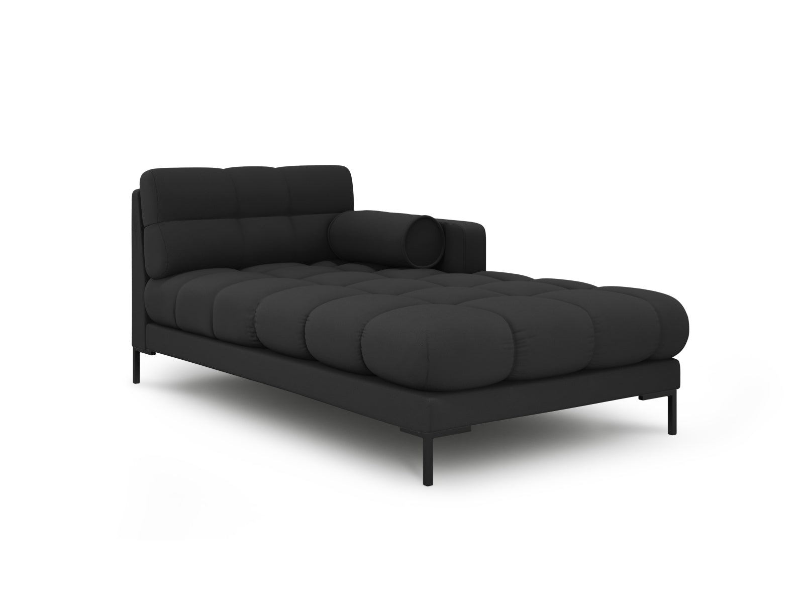 1-Sitzer Chaise Longue Rechts Bali in Dark Grey-Neve präsentiert im Onlineshop von KAQTU Design AG. Modulares Sofa ist von Cosmopolitan Design