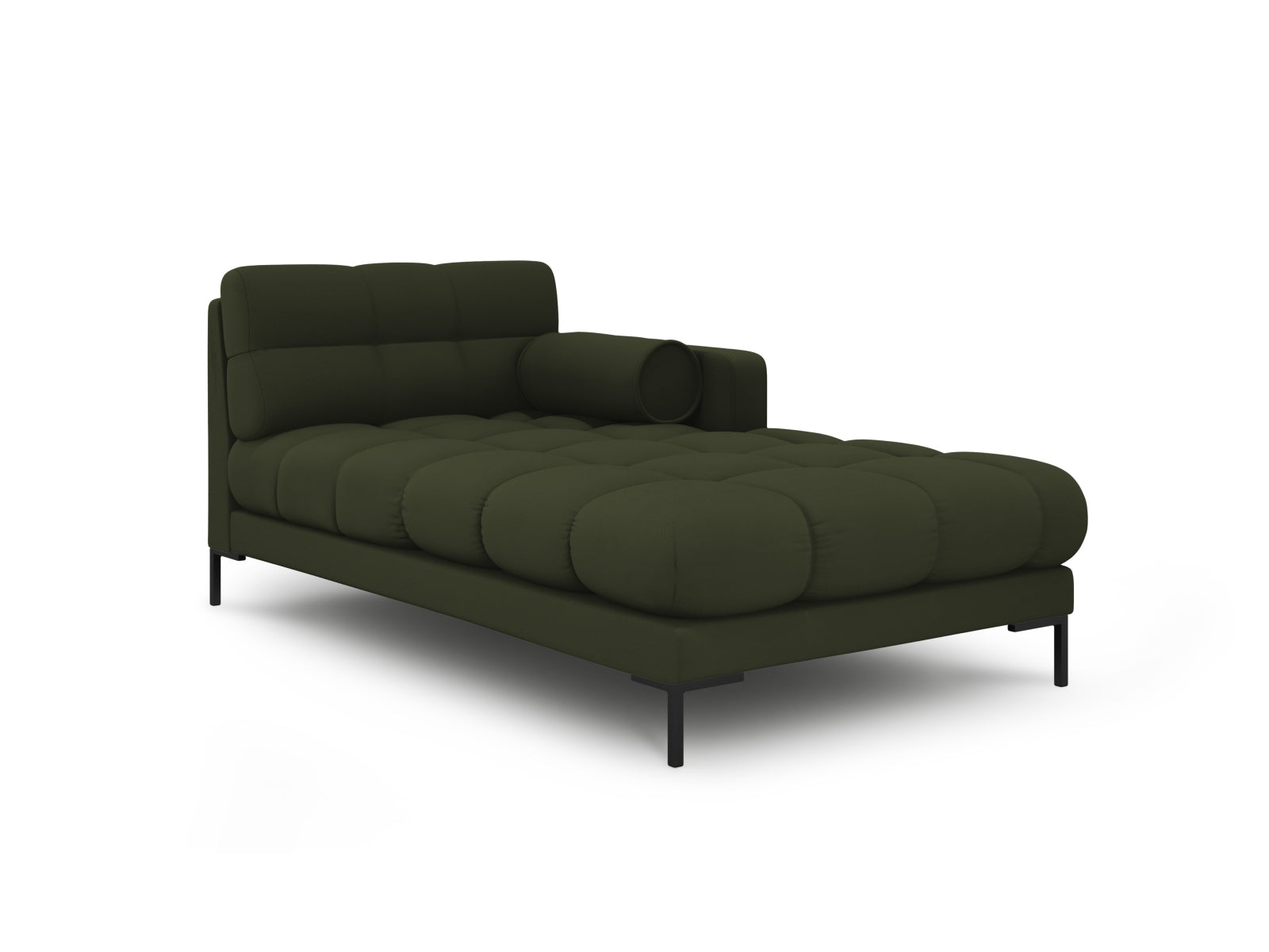 1-Sitzer Chaise Longue Rechts Bali in Green-Neve präsentiert im Onlineshop von KAQTU Design AG. Modulares Sofa ist von Cosmopolitan Design