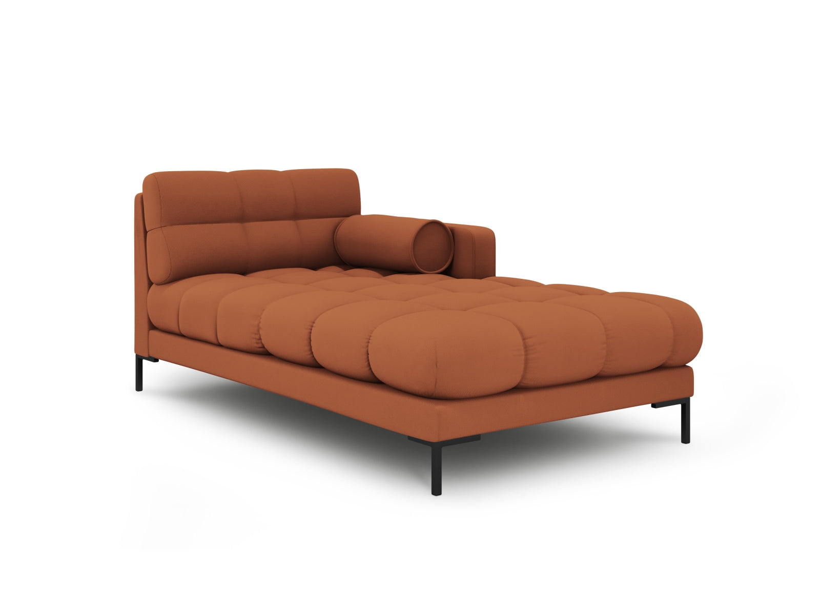 1-Sitzer Chaise Longue Rechts Bali in Brick-Neve präsentiert im Onlineshop von KAQTU Design AG. Modulares Sofa ist von Cosmopolitan Design