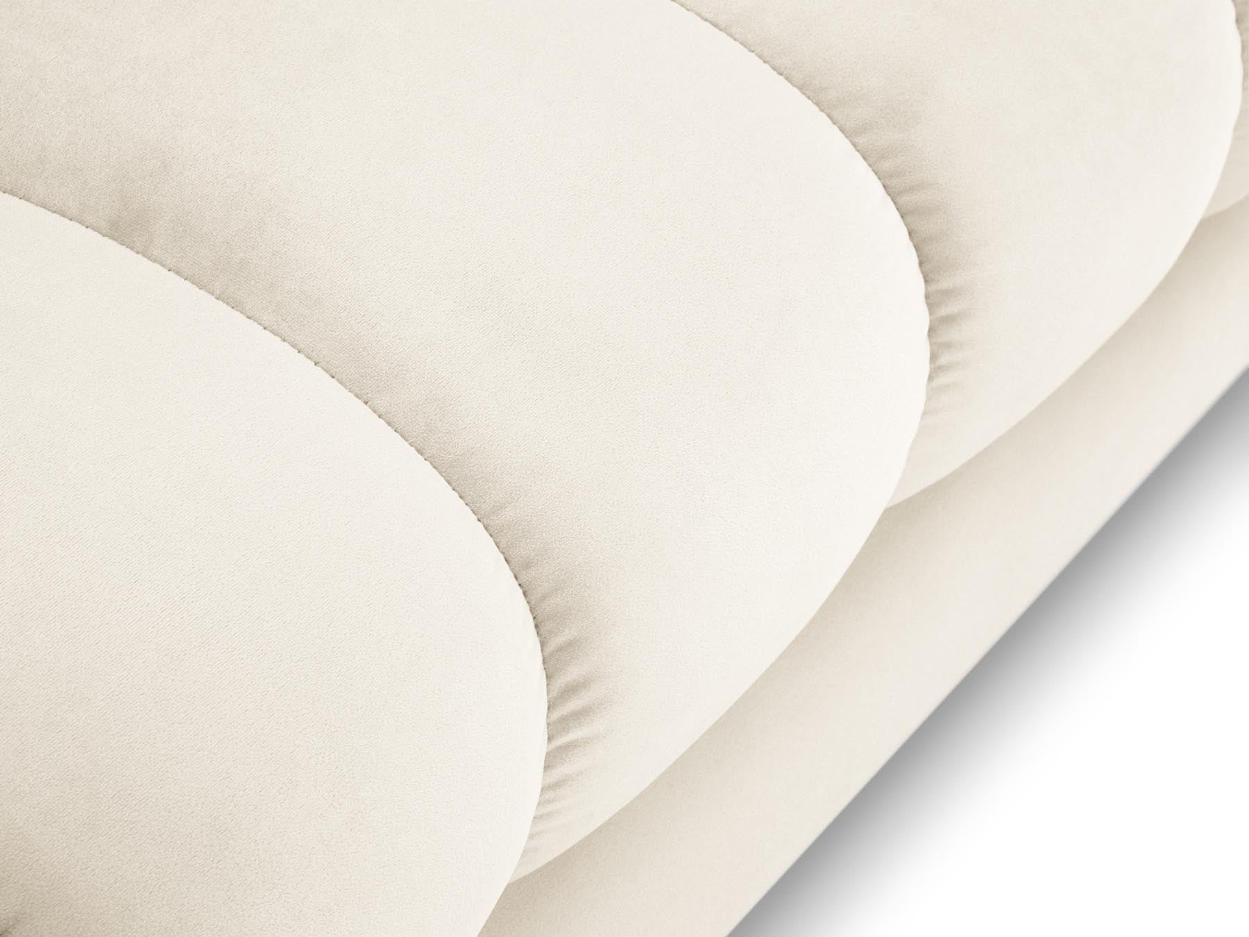 Elegante rechte Chaise Longue Bali in sanftem Beige, ideal für entspannte Momente und geschmackvolle Einrichtungsideen.