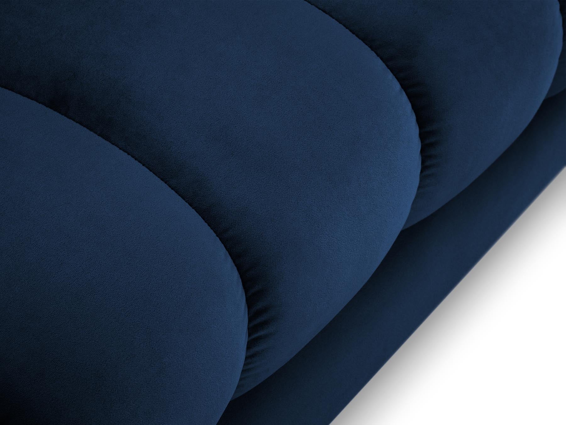 Elegante rechte Chaise Longue Bali in Royal Blue, ideal für entspannte Stunden und als stilvolles Möbelstück in jedem Wohnraum.